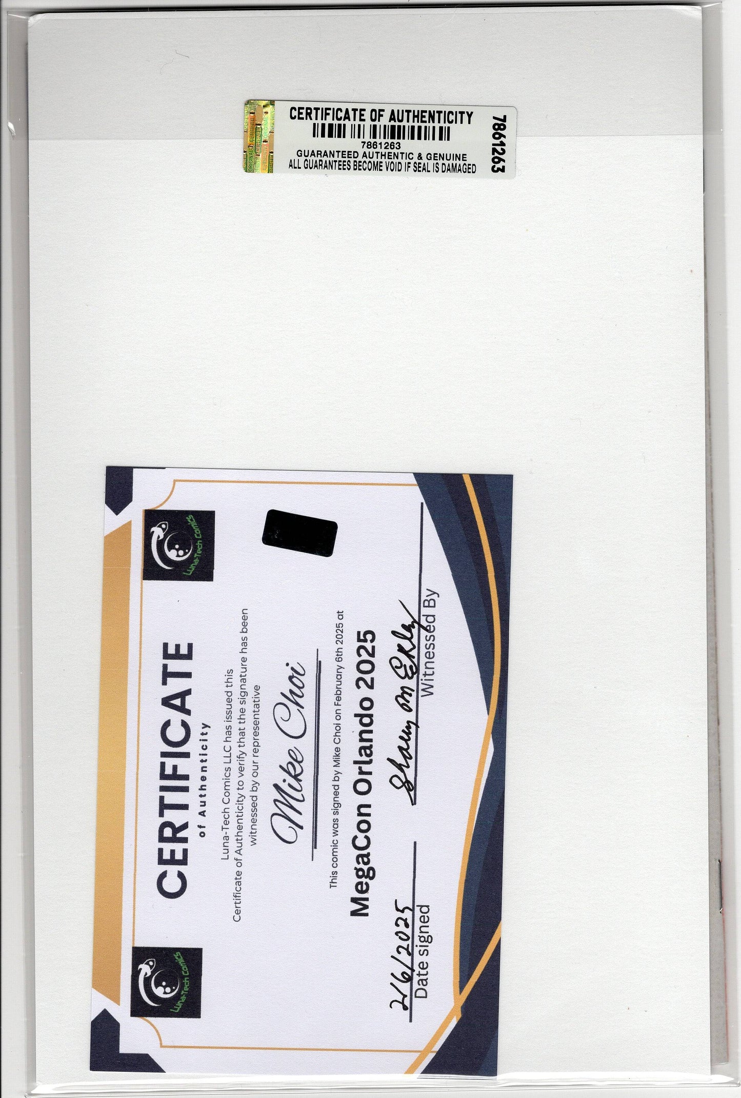 Venom Vol 4 #7 - Mike Choi Exclusive - Signed by Mike Choi w/COA