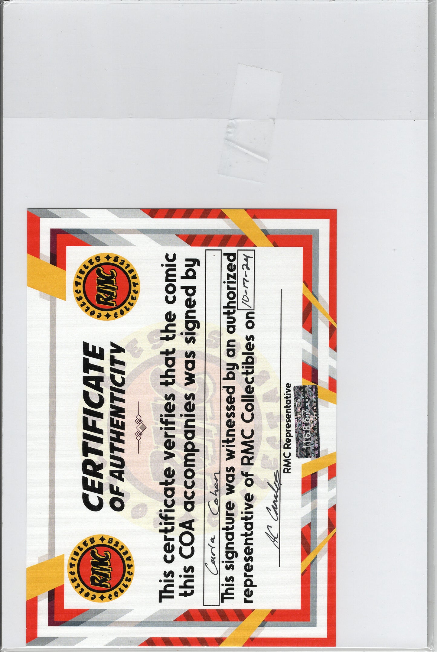 The Boys: Dear Becky #1 - 2nd print Carla Cohen Exclusive Signed w/COA