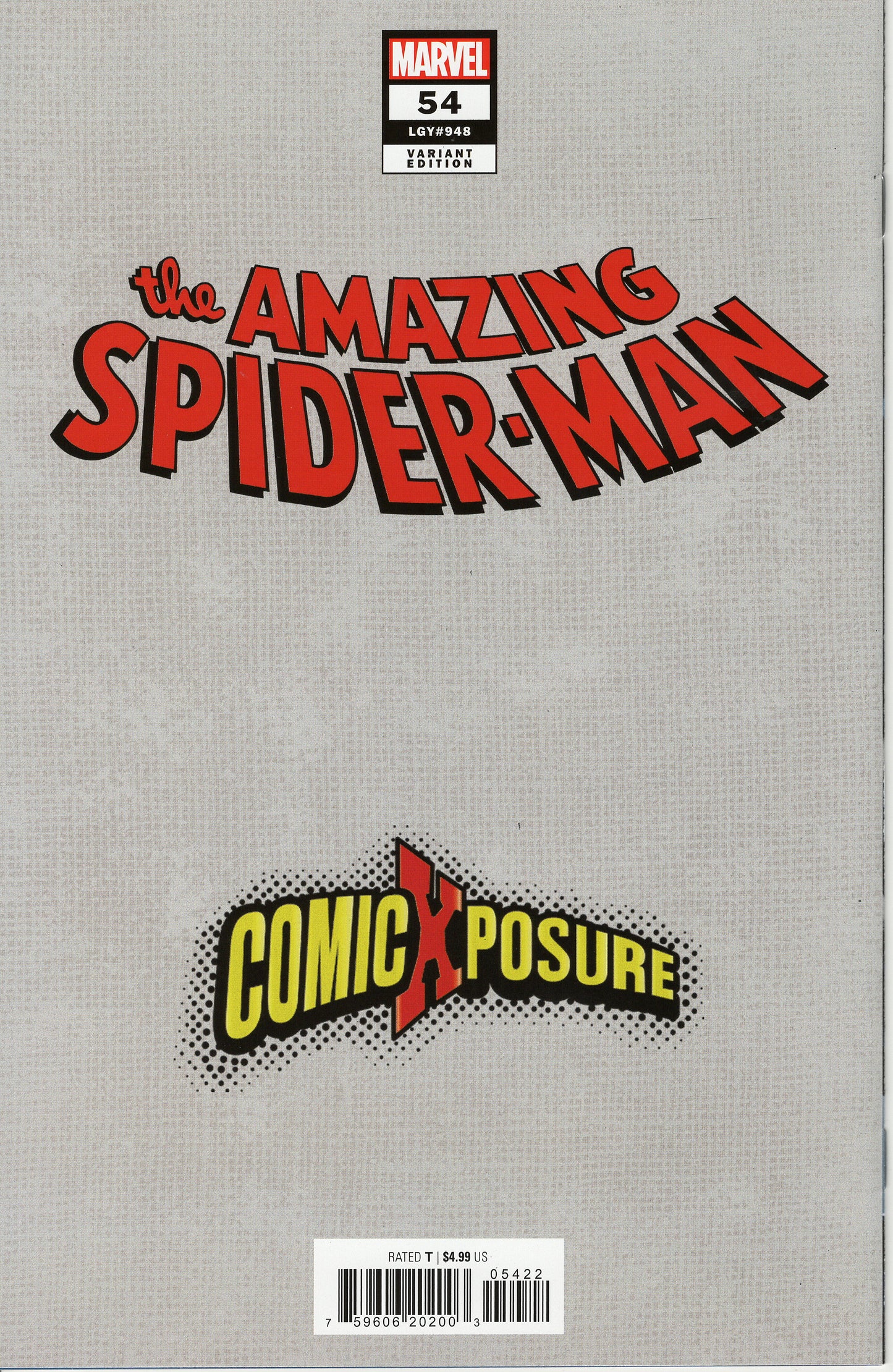 Amazing Spider-Man #54 - J Scott Cambell Exclusive Foil Variant Signed