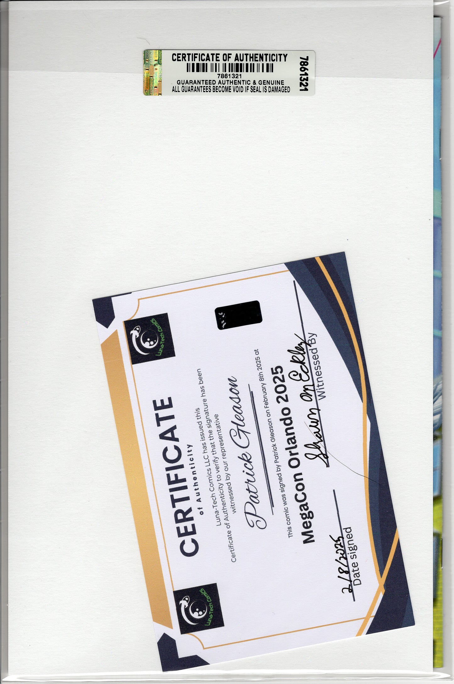 Amazing Spider-Man Vol 5 #75 - Patrick Gleason Webhead cover - Signed w/COA