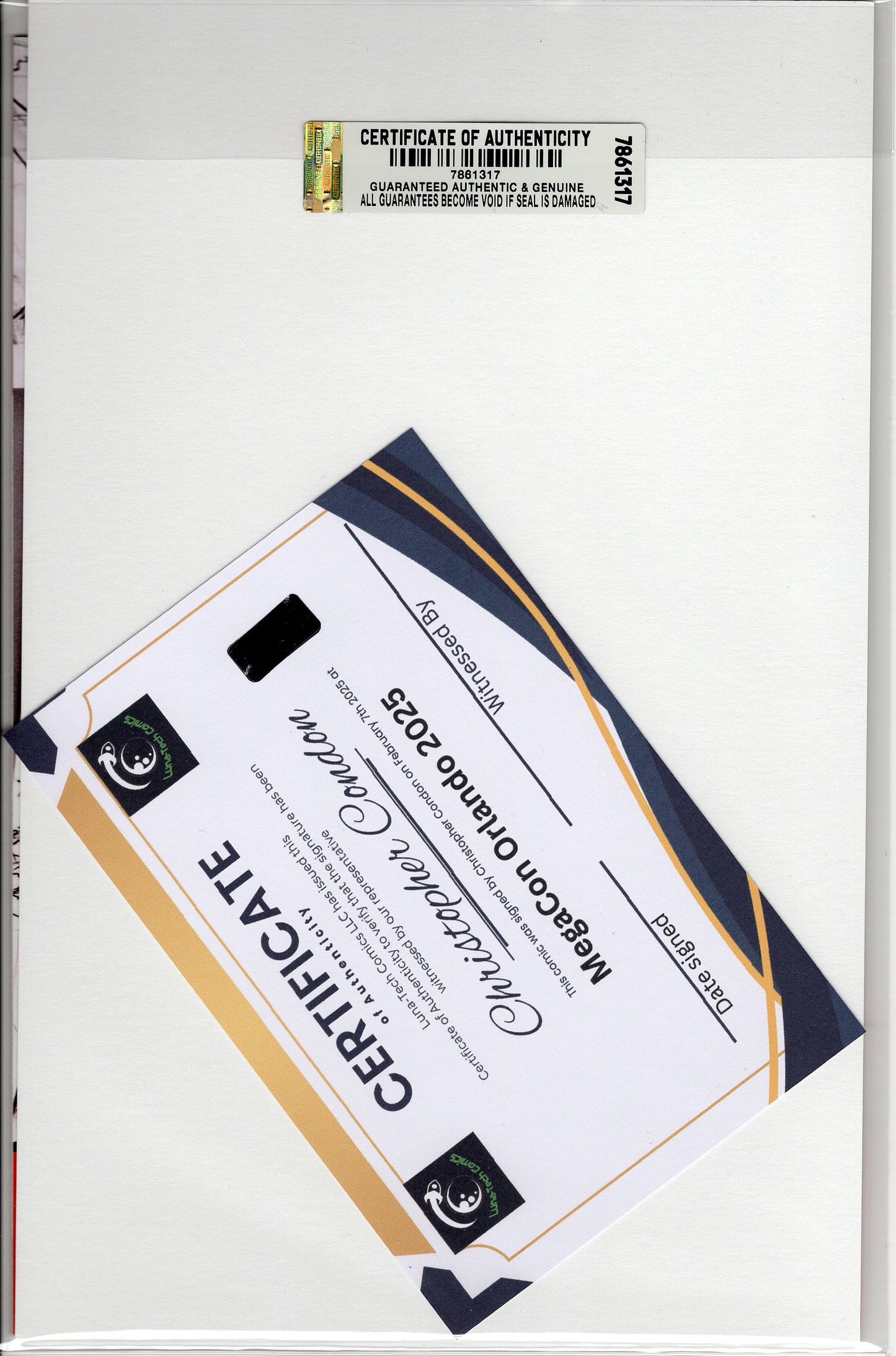 Ultimate Wolverine #1 - Regular Cover - Signed by Writer Chris Condon w/COA