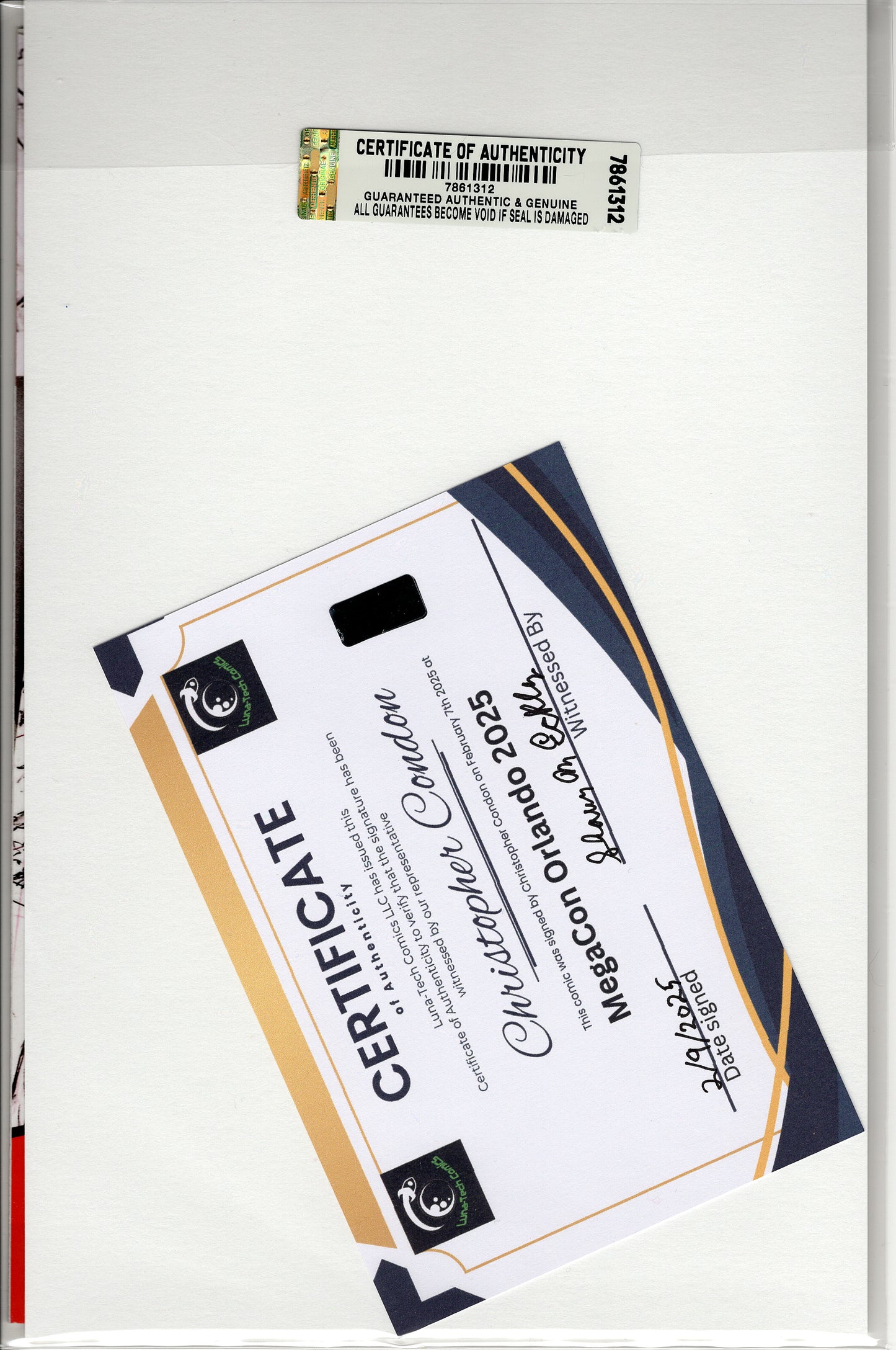 Ultimate Wolverine #1 - Gleb Melnikov Cover - Signed by Writer Chris Condon w/COA