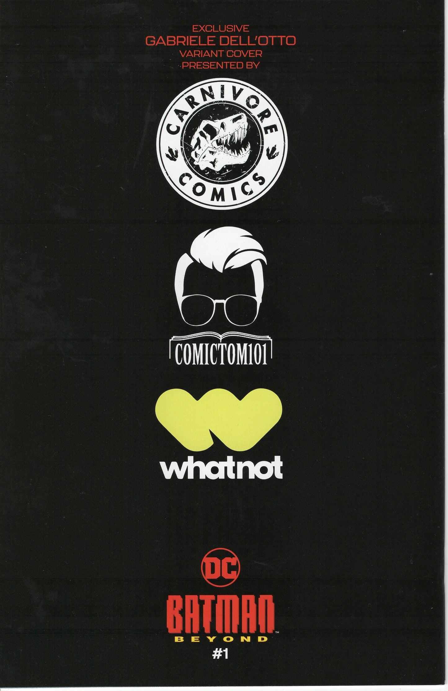 Batman Beyond Vol 1 #1 - Gabriele Dell'Otto cover - Reprint