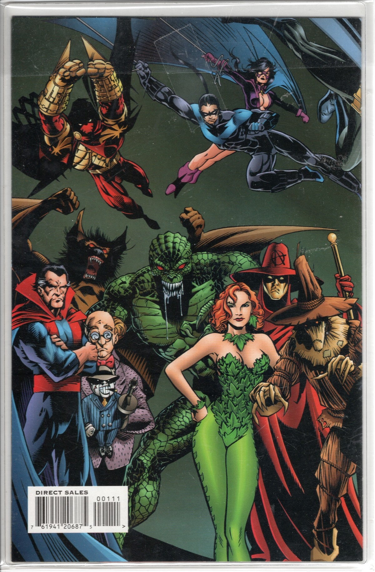 Batman Dark Knight Gallery #1 - clear backing board