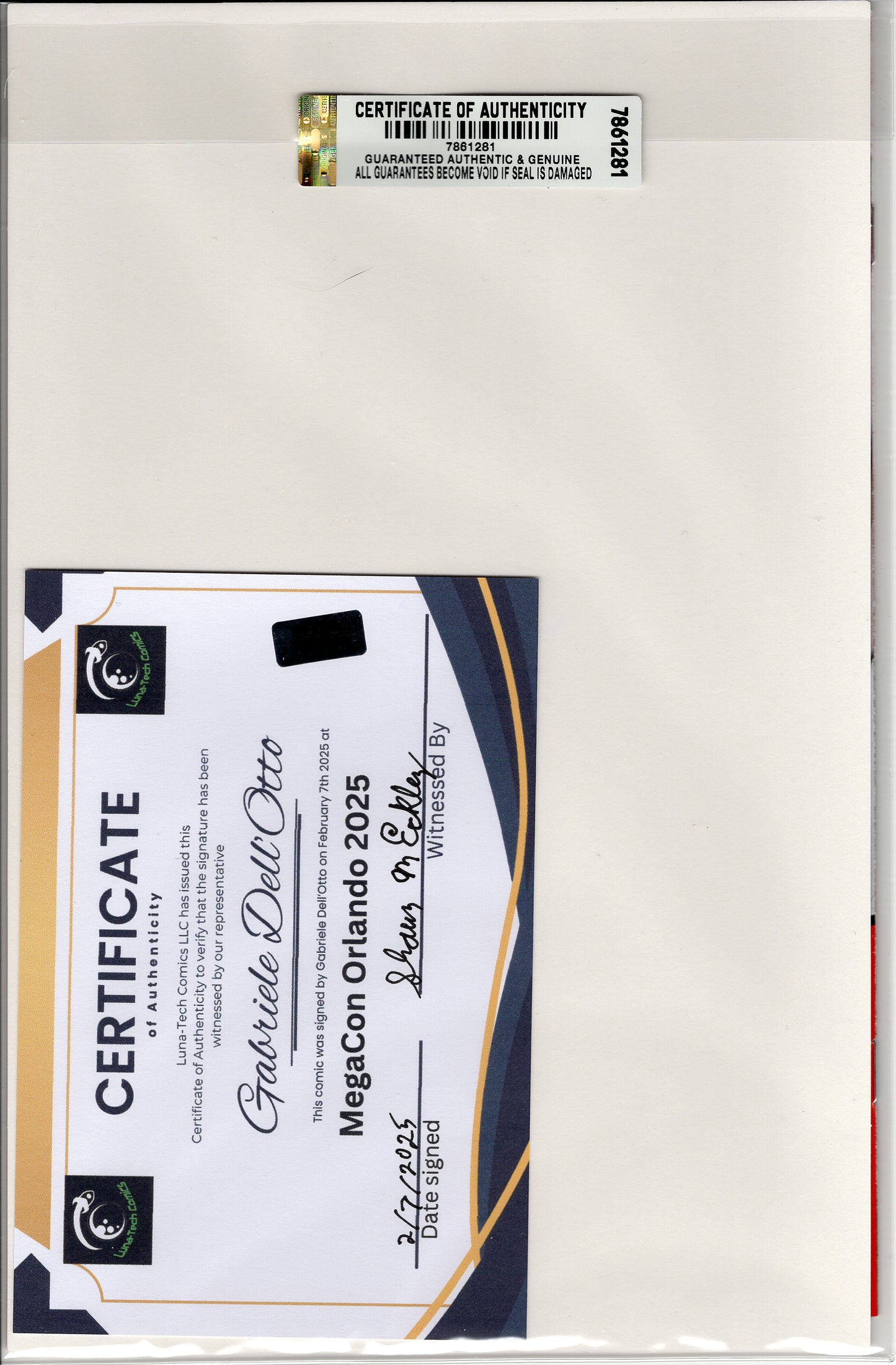 Ultimate Wolverine #1 - Gabriele Dell'Otto 1:50 Cover - Signed w/COA