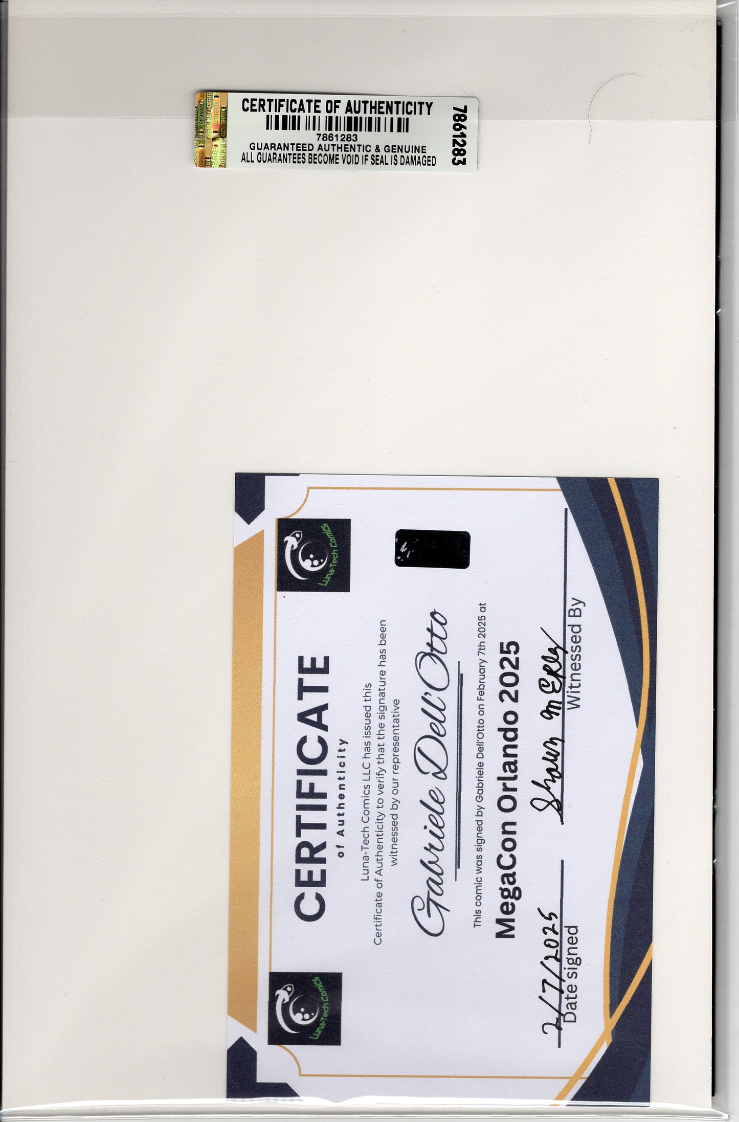 Batman Vol 3 #129 - Gabriele Dell'Otto Variant - Signed w/COA