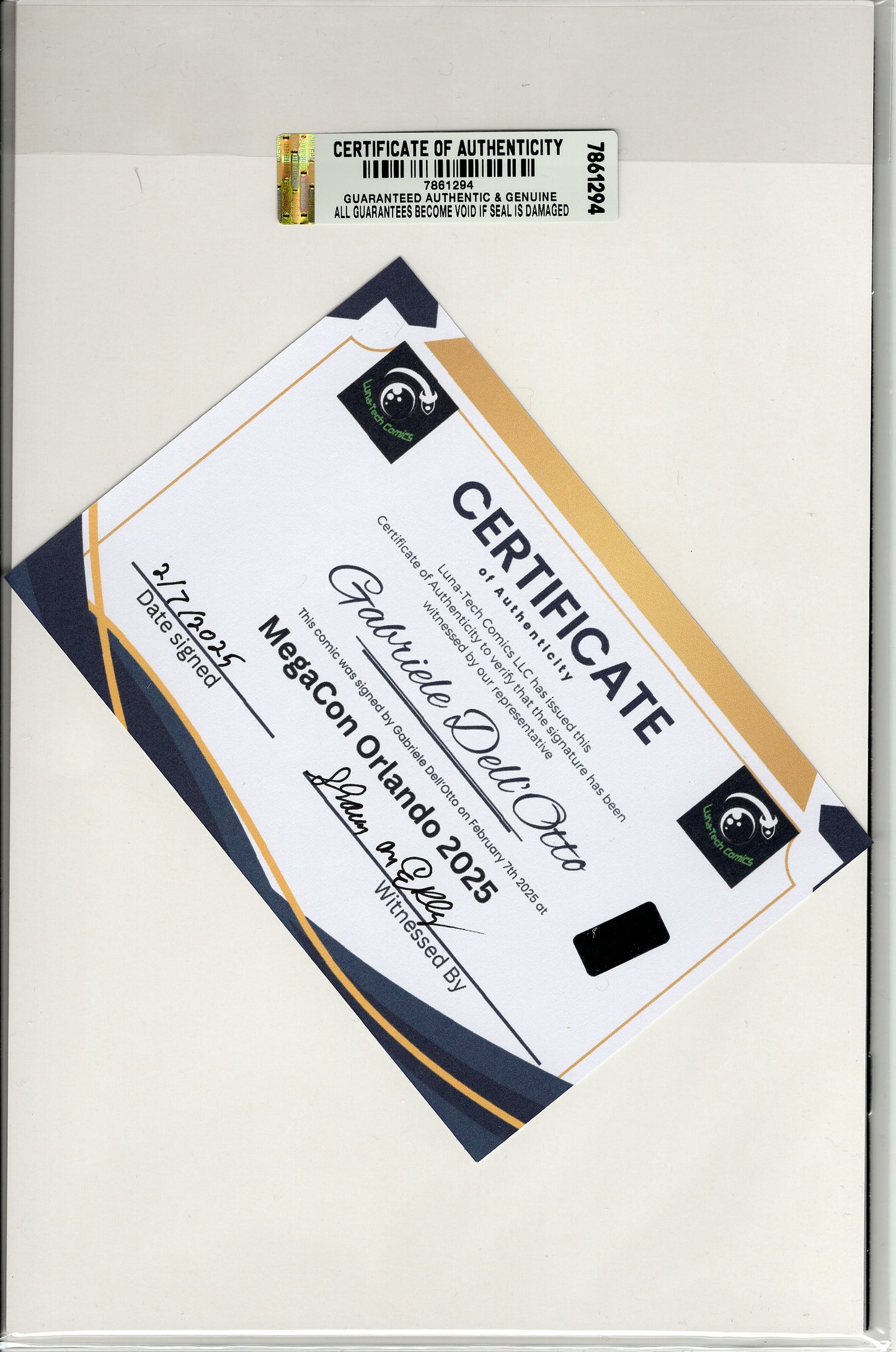 Amazing Spider-Man Vol 5 #75 - Gabriele Dell'Otto Variant - Signed w/COA