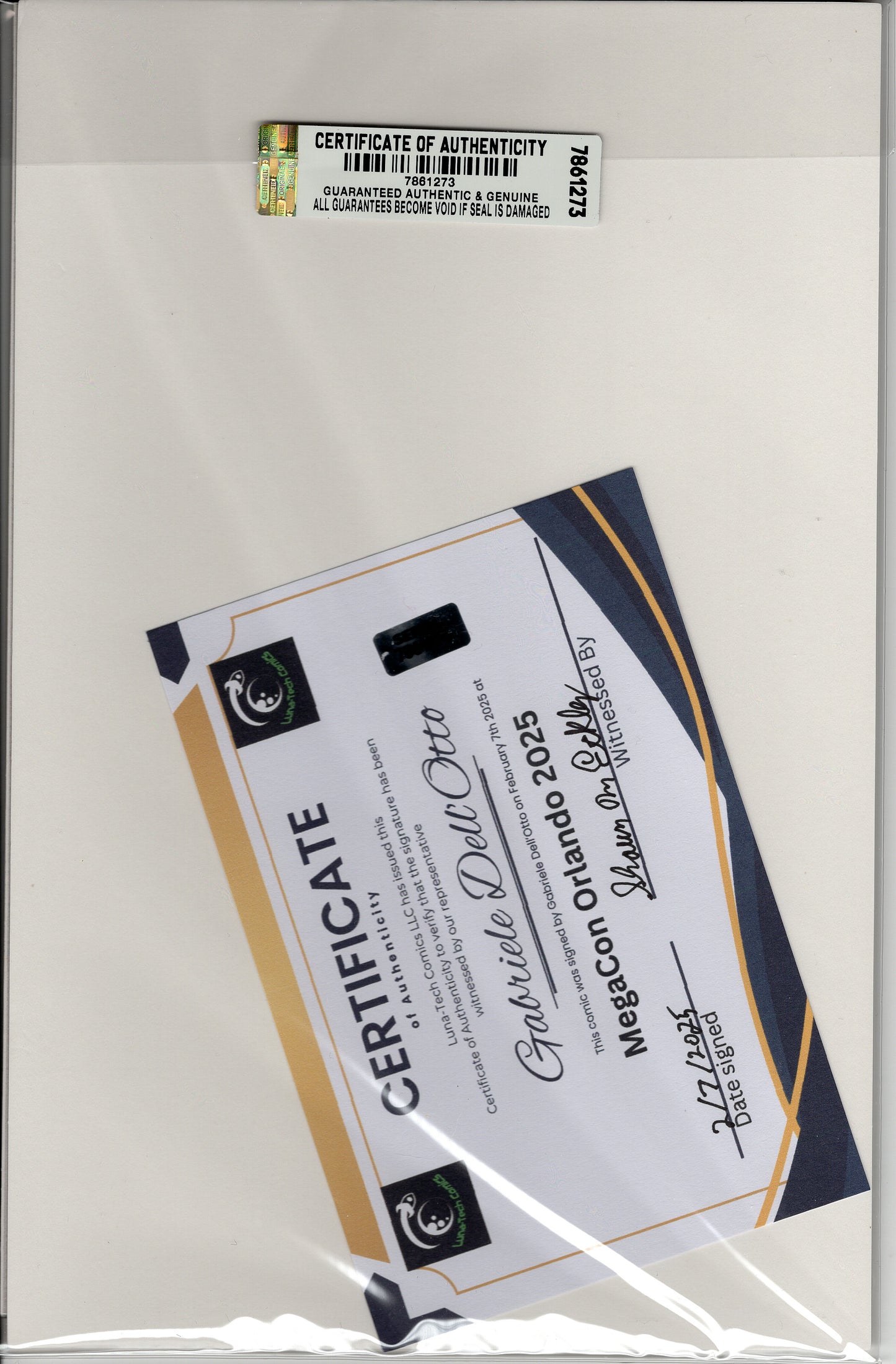 Wolverine Vol 7 #50 - Gabriele Dell'Otto Exclusive Virgin Variant - Signed w/COA