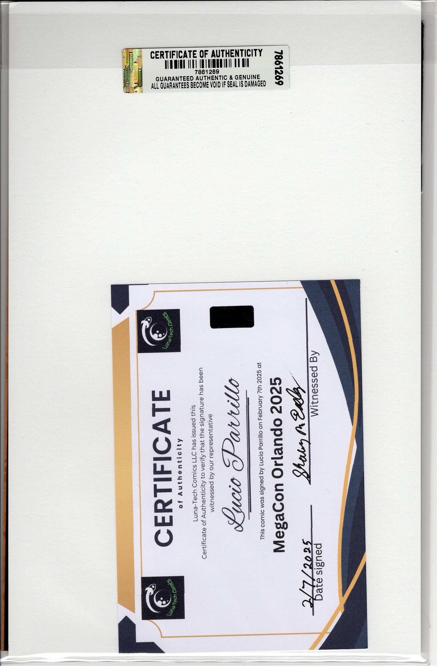 ThunderCats Vol 1 #1 - Lucio Parrillo Foil Virgin Variant - Signed w/COA