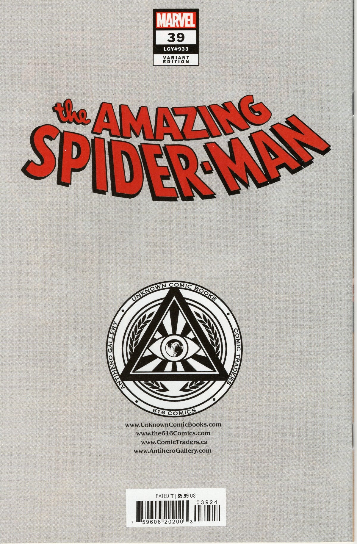 Amazing Spider-Man Vol 6 #39 - Lesley Leirix Li Virgin Cover