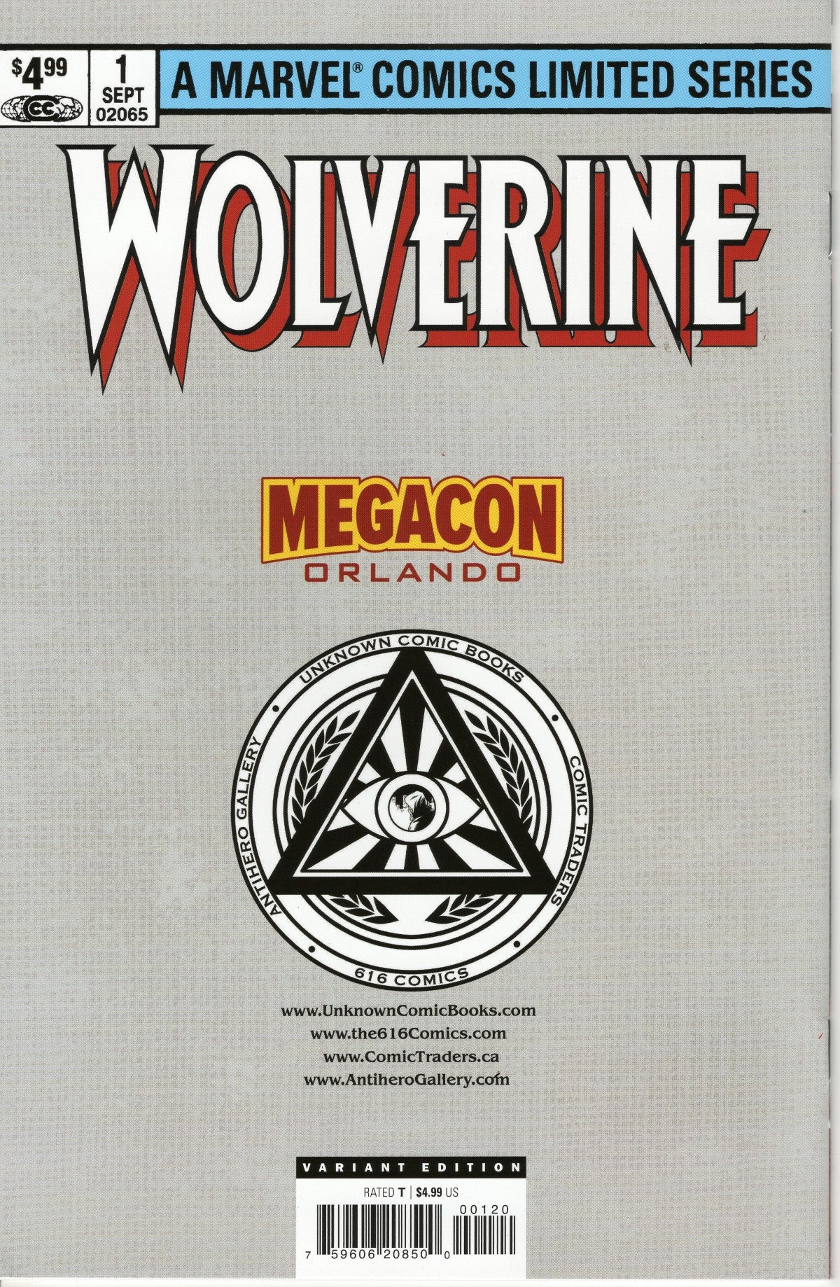 Wolverine Vol 1 #01 -Kaare Andrews - 2024 Megacon - Foil Facsimile