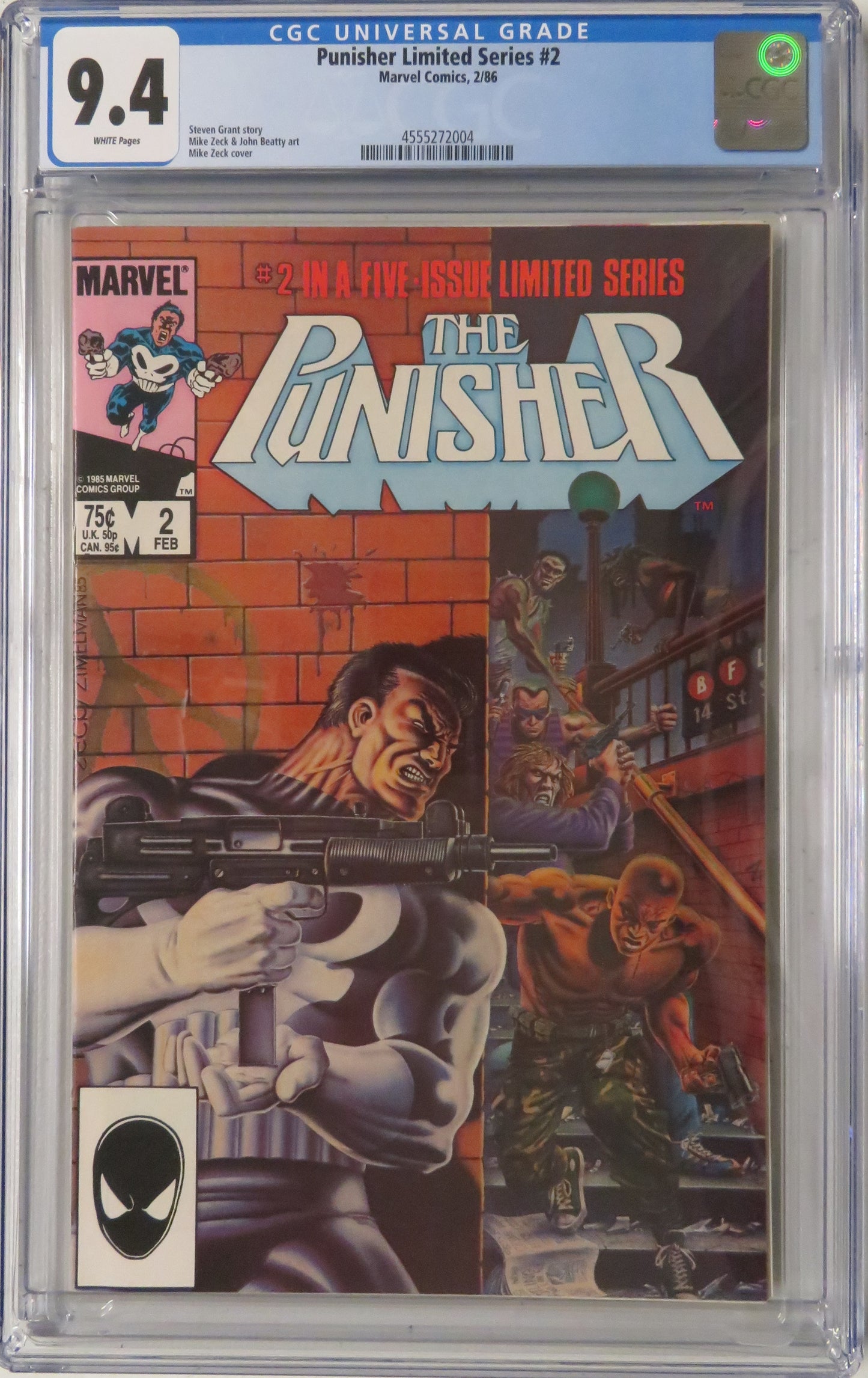 Punisher Limited Series #2 - CGC 9.4