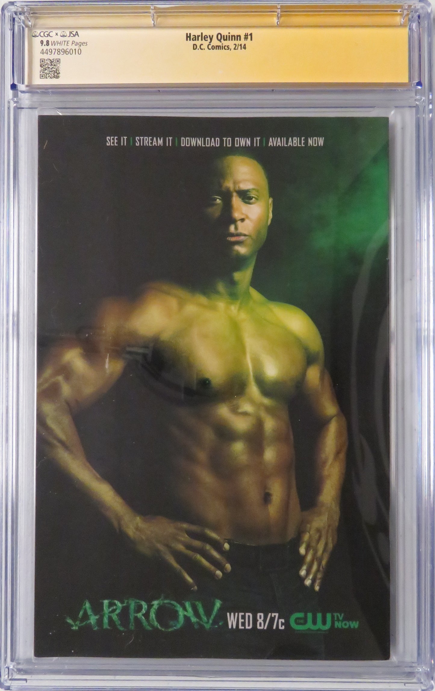 Harley Quinn #1 - CGC x JSA 9.8 - Authenticated signatures of Jimmy Palmiotti and Amanda Conner