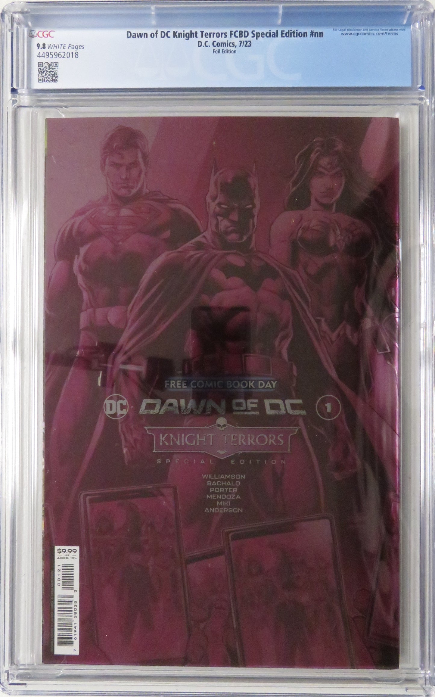 Dawn of DC Knight Terrors FCBD Special Edition #nn - CGC 9.8