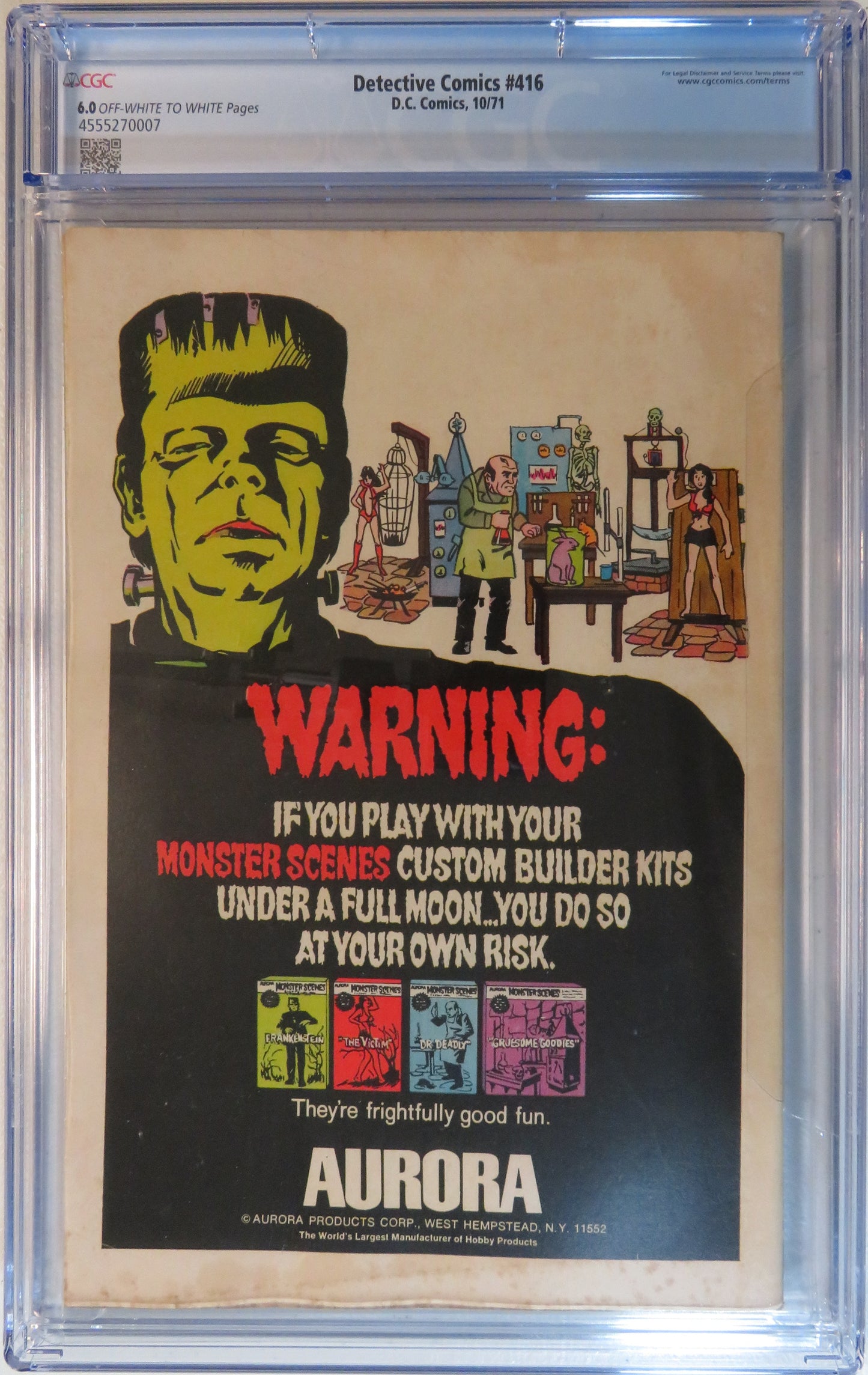 Detective Comics Vol 1 #416 CGC 6.0