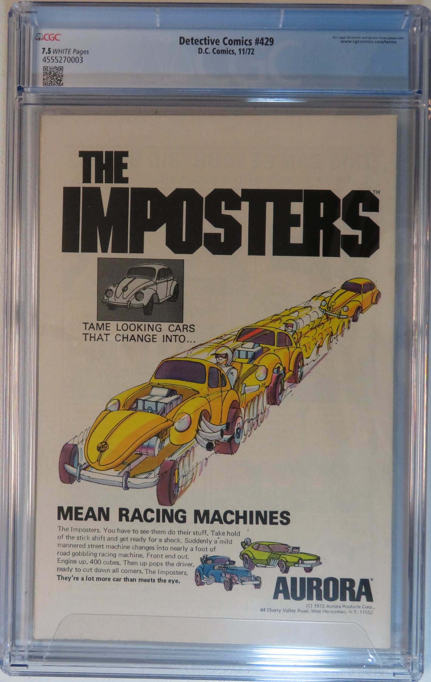 Detective Comics Vol 1 #429 CGC 7.5