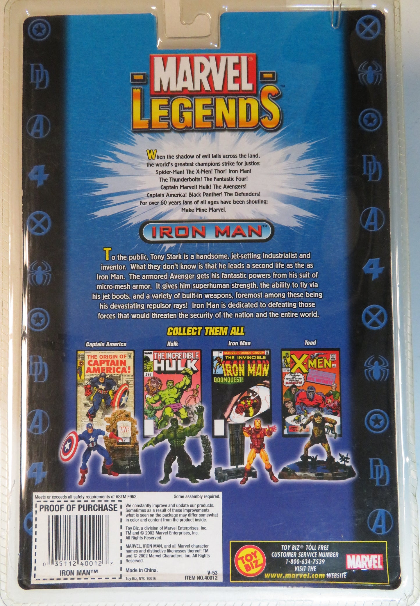 Marvel Legends Action Figures - Series I - Iron Man