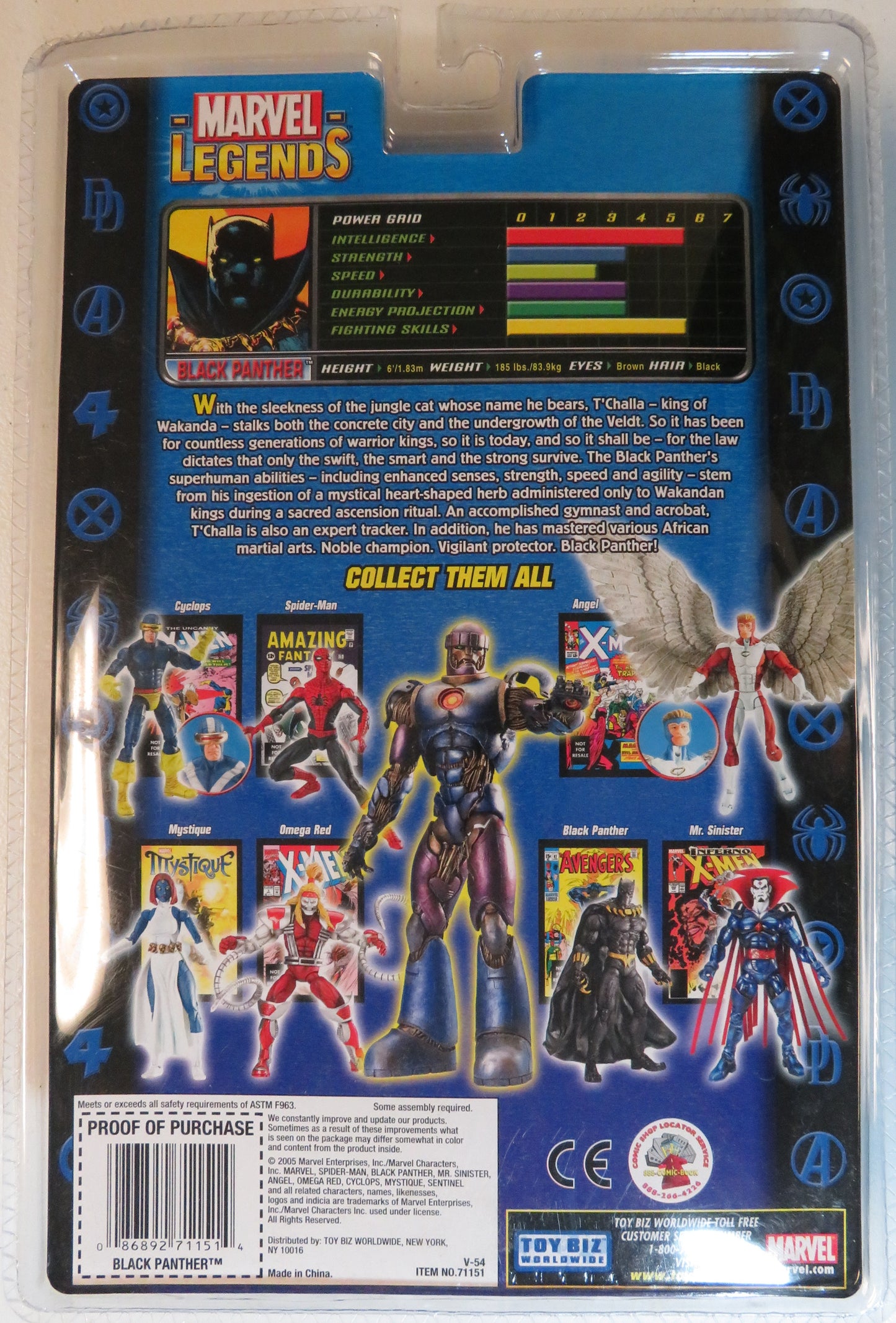 Marvel Legends Action Figures - Sentinel Series - Black Panther BAF
