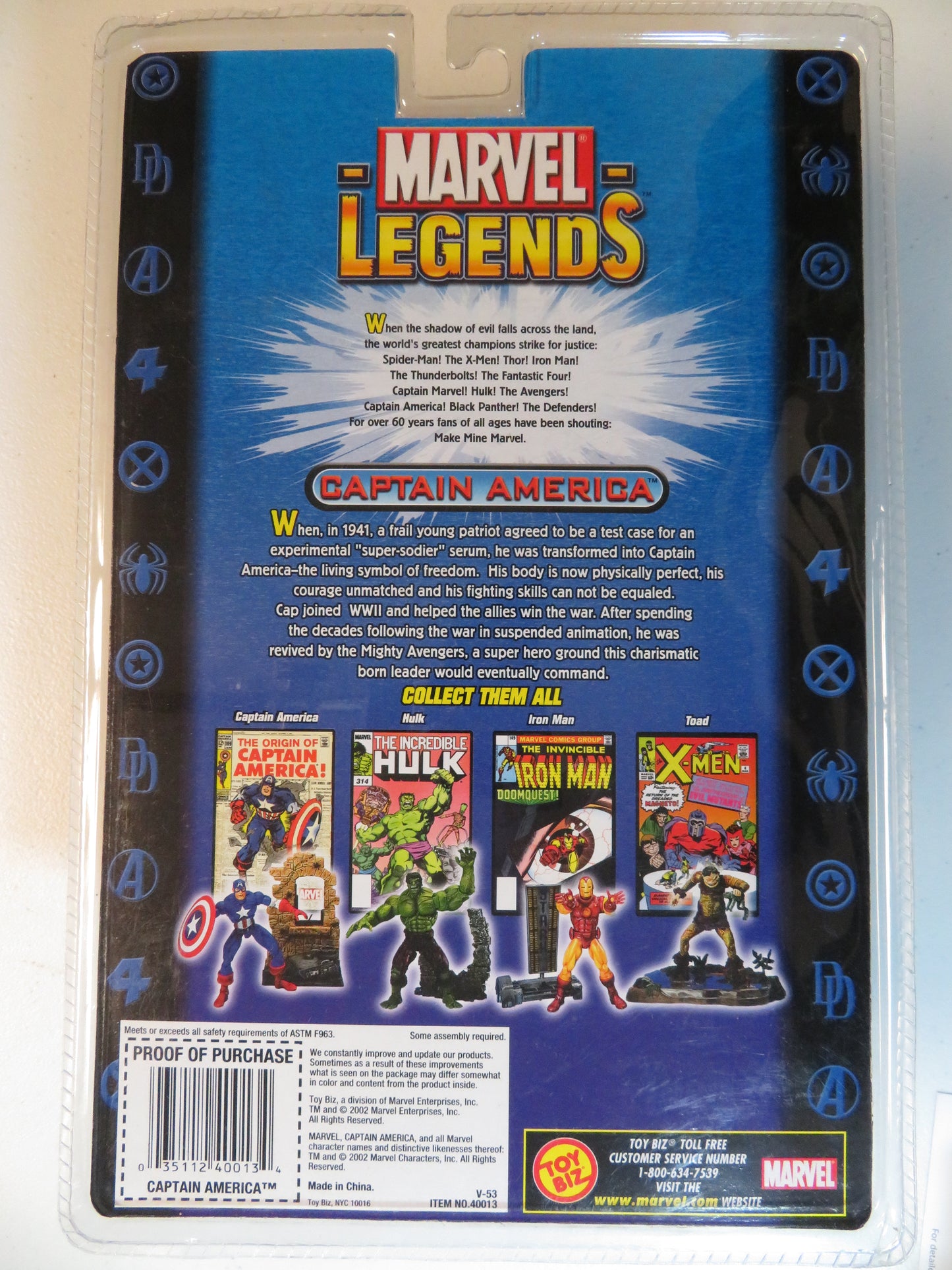 Marvel Legends Action Figures - Series I - Captain America