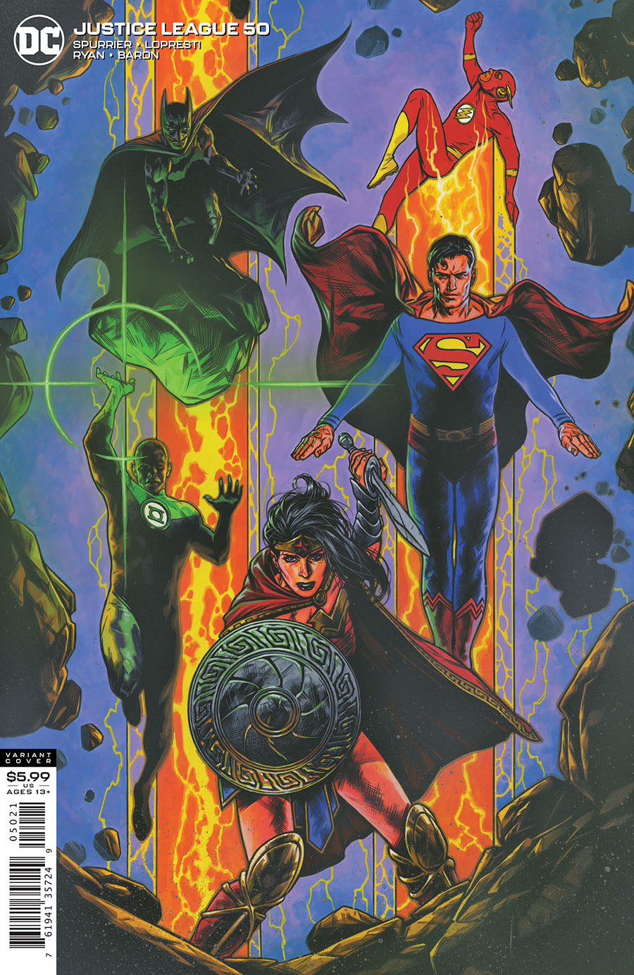 Justice League Vol 4 #50 - Travis Charest Variant Edition