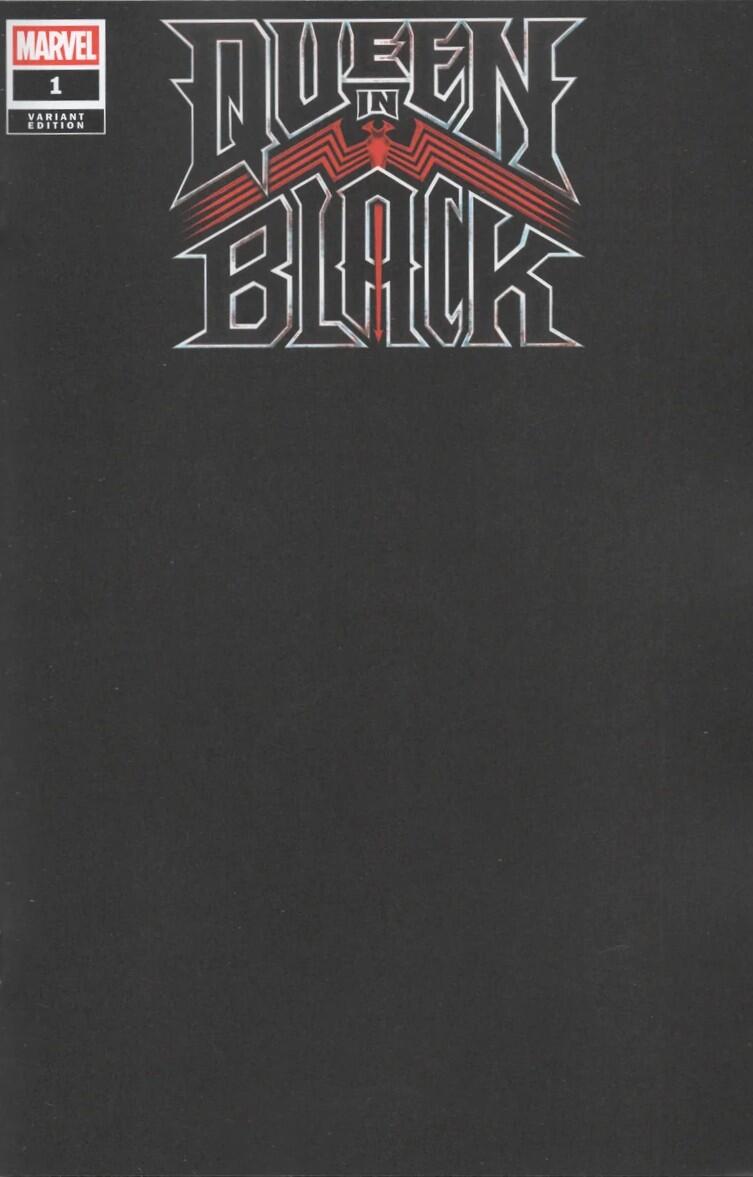Queen In Black #1 - Blind Bag - Black Blank Cover