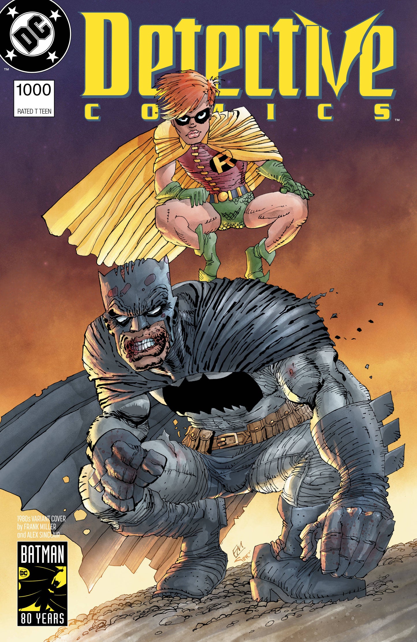 Detective Comics Vol 3 #1000 1980s Miller Variant