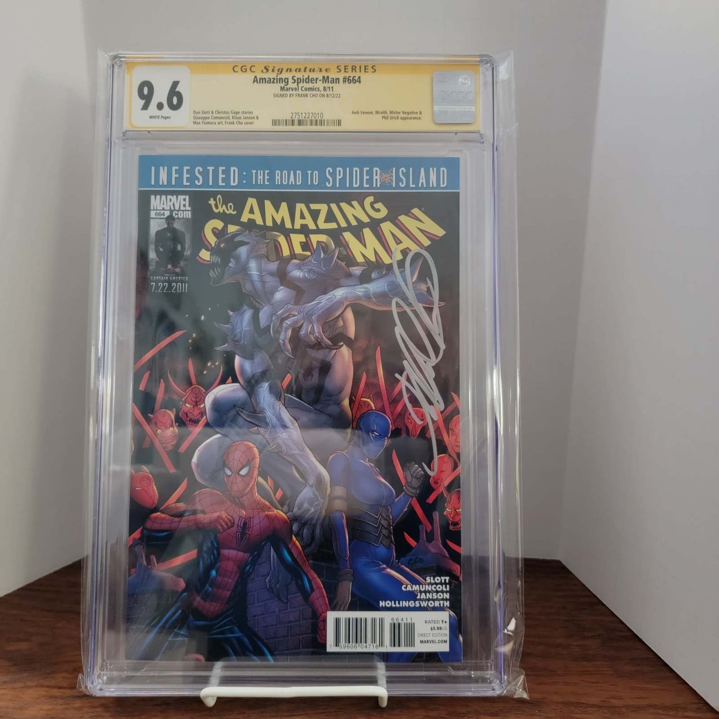 Amazing Spider-man Vol 1 #664 Frank Cho Cover CGC SS 9.6
