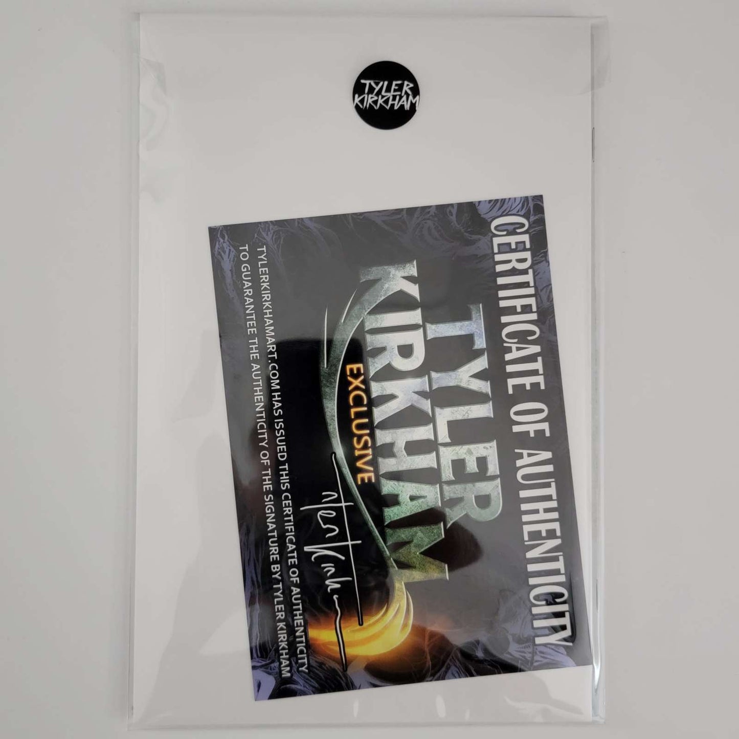 Amazing Spider-Man Vol 5 #061 Tyler Kirkham, portada comercial firmada y comentada con certificado de autenticidad