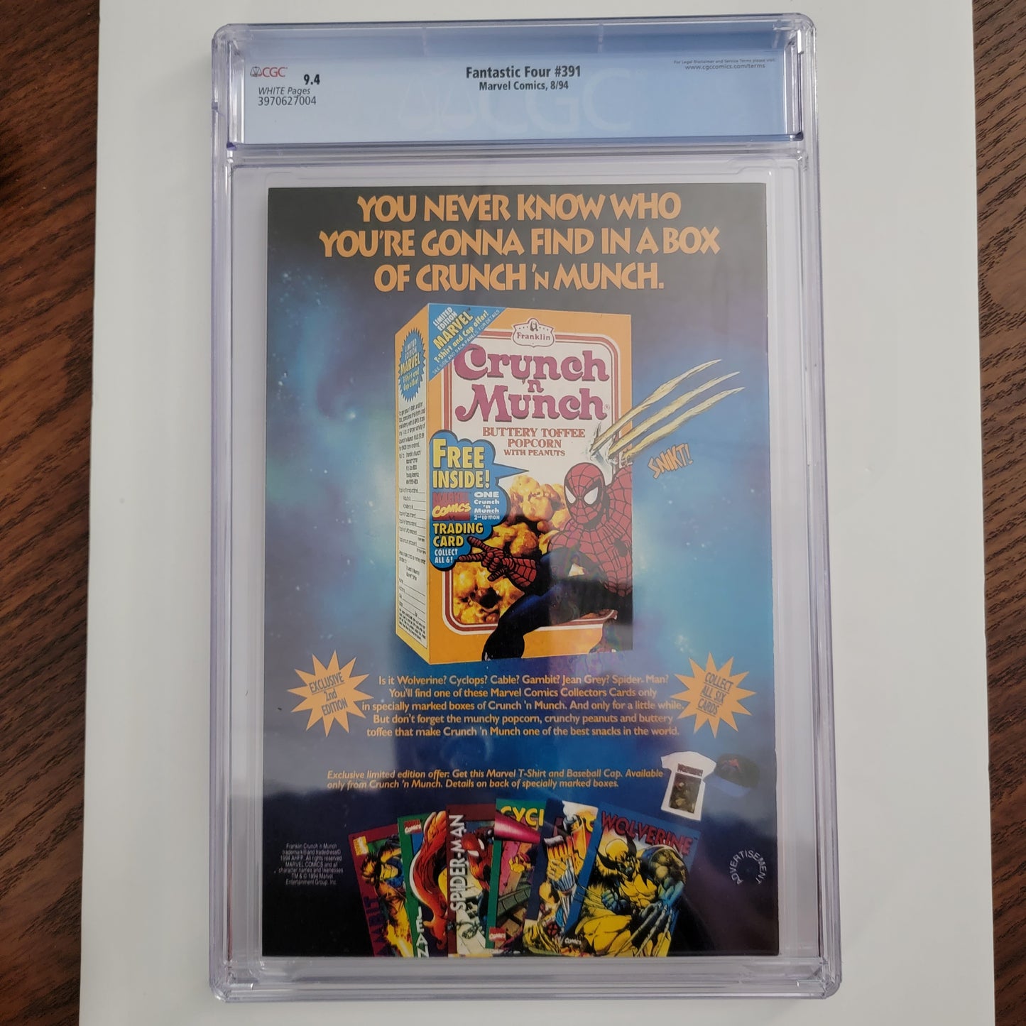 Los Cuatro Fantásticos #391 CGC 9.4