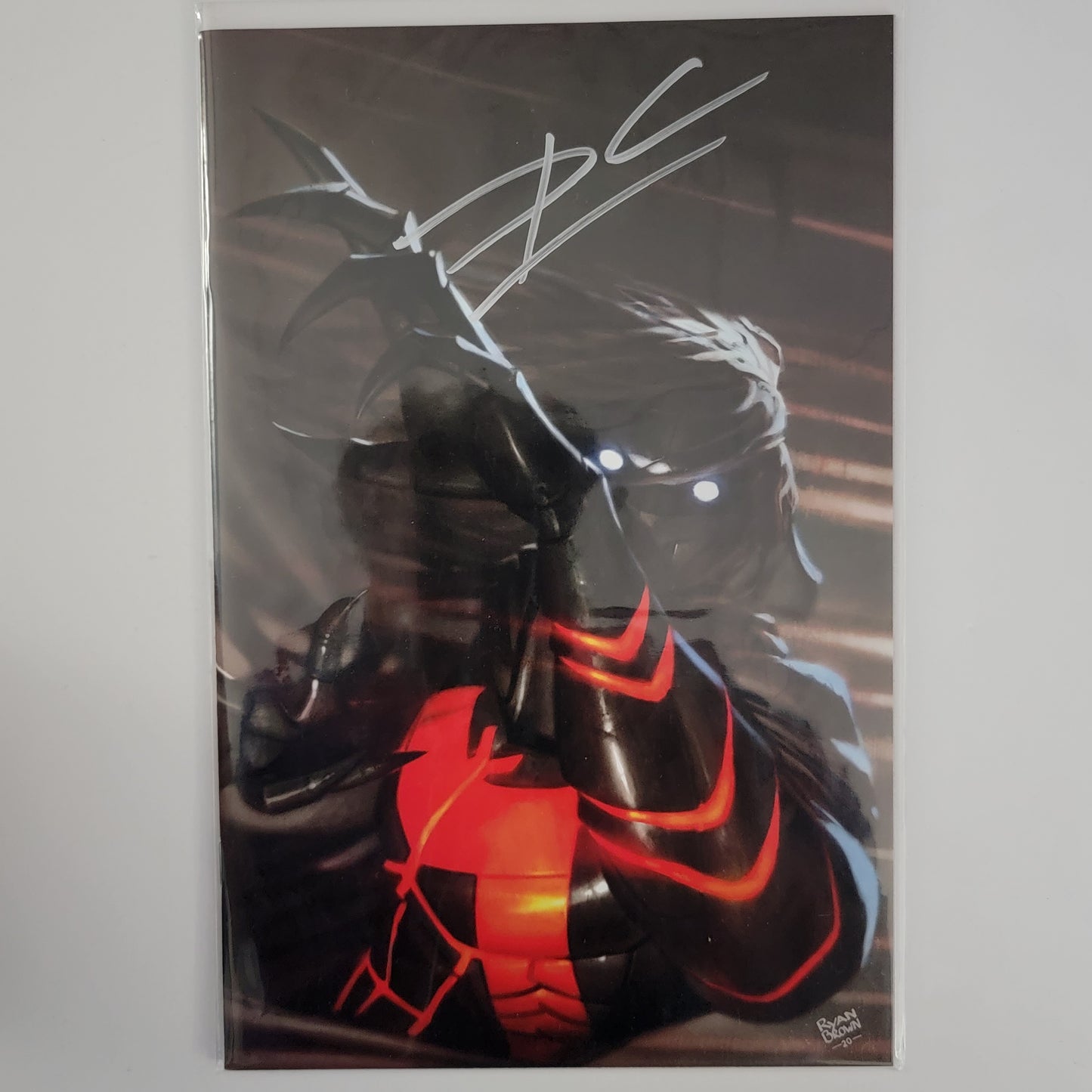 Venom #27 Ryan Brown Virgin Variant Signed by Donny Cates w/COA