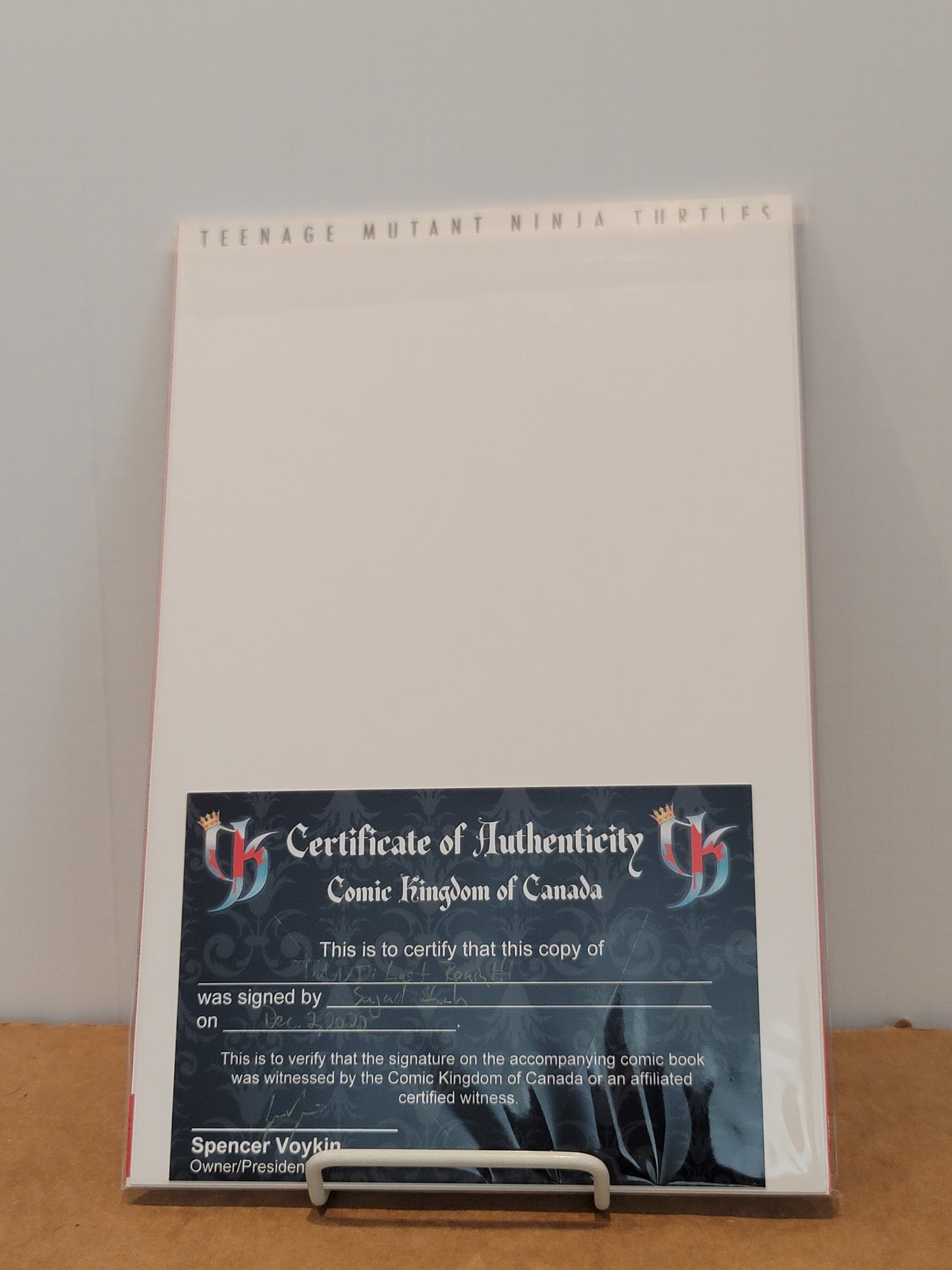 忍者龜:最後的浪人#1 薩賈德·沙阿簽名