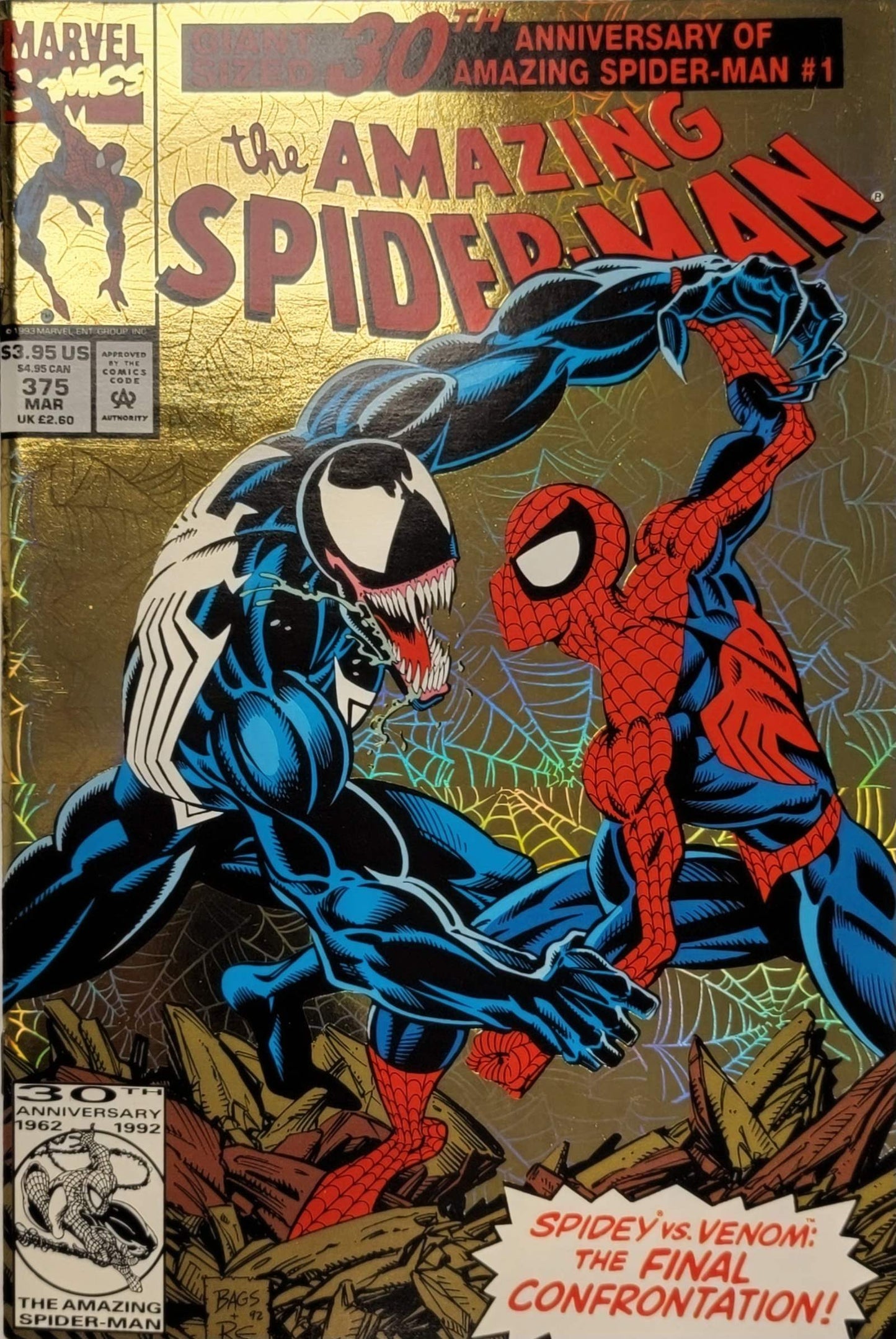 Amazing Spider-Man Vol 1 #375 Direct Edition