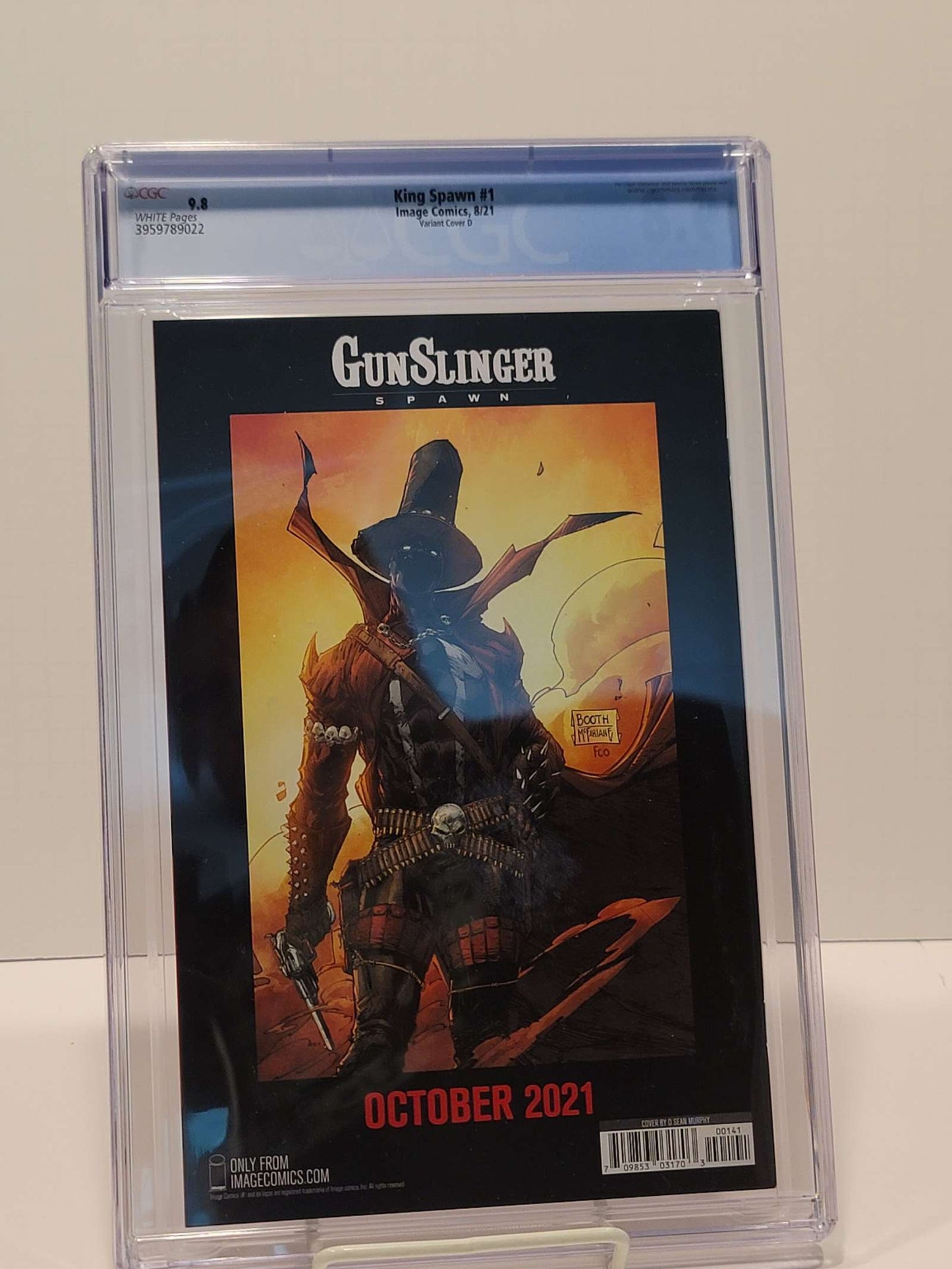 King Spawn #1 CGC 9.8 封面 D