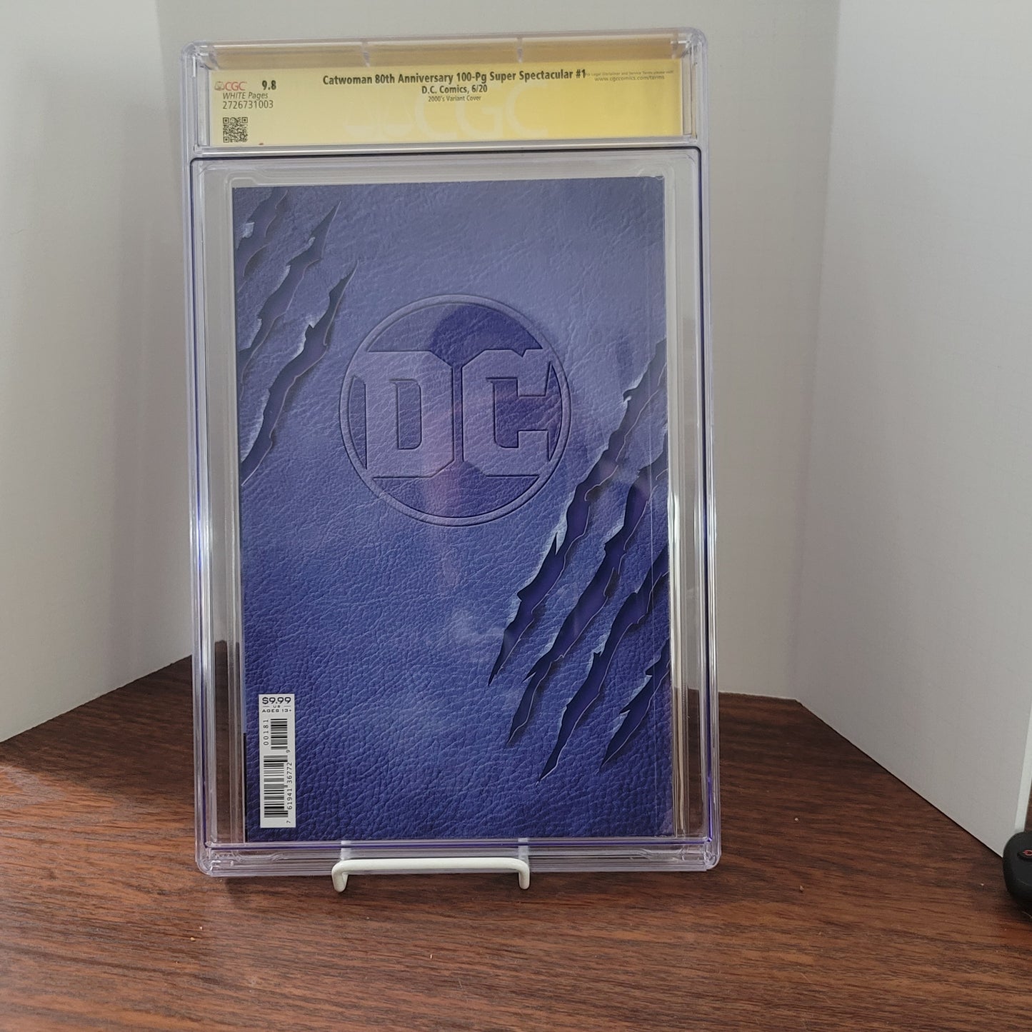Catwoman 80.° aniversario 100 páginas Super Spectacular n.° 1 CGC SS 9.8 2X Firmado