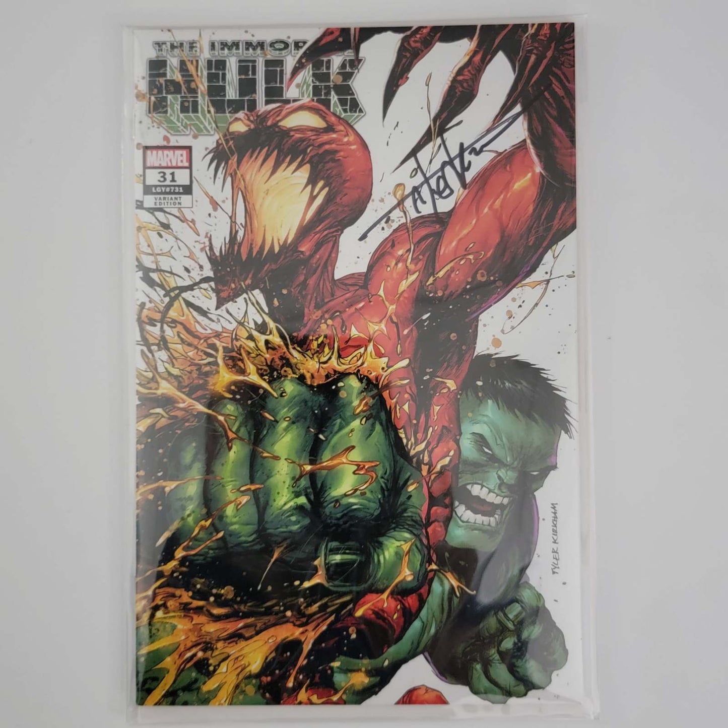 Immortal Hulk The #31 Tyler Kirkham Variant Signed by Tyler Kirkham