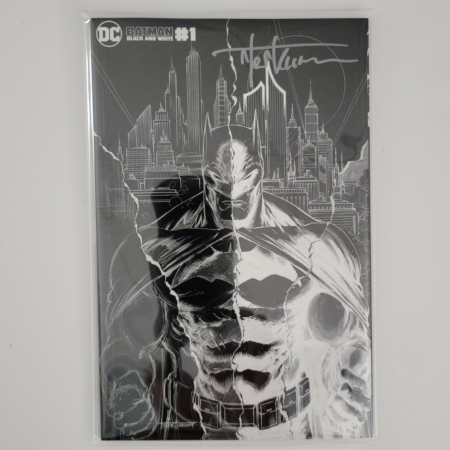 Batman Black & White #1 Tyler Kirkham Cover B Signed W/COA