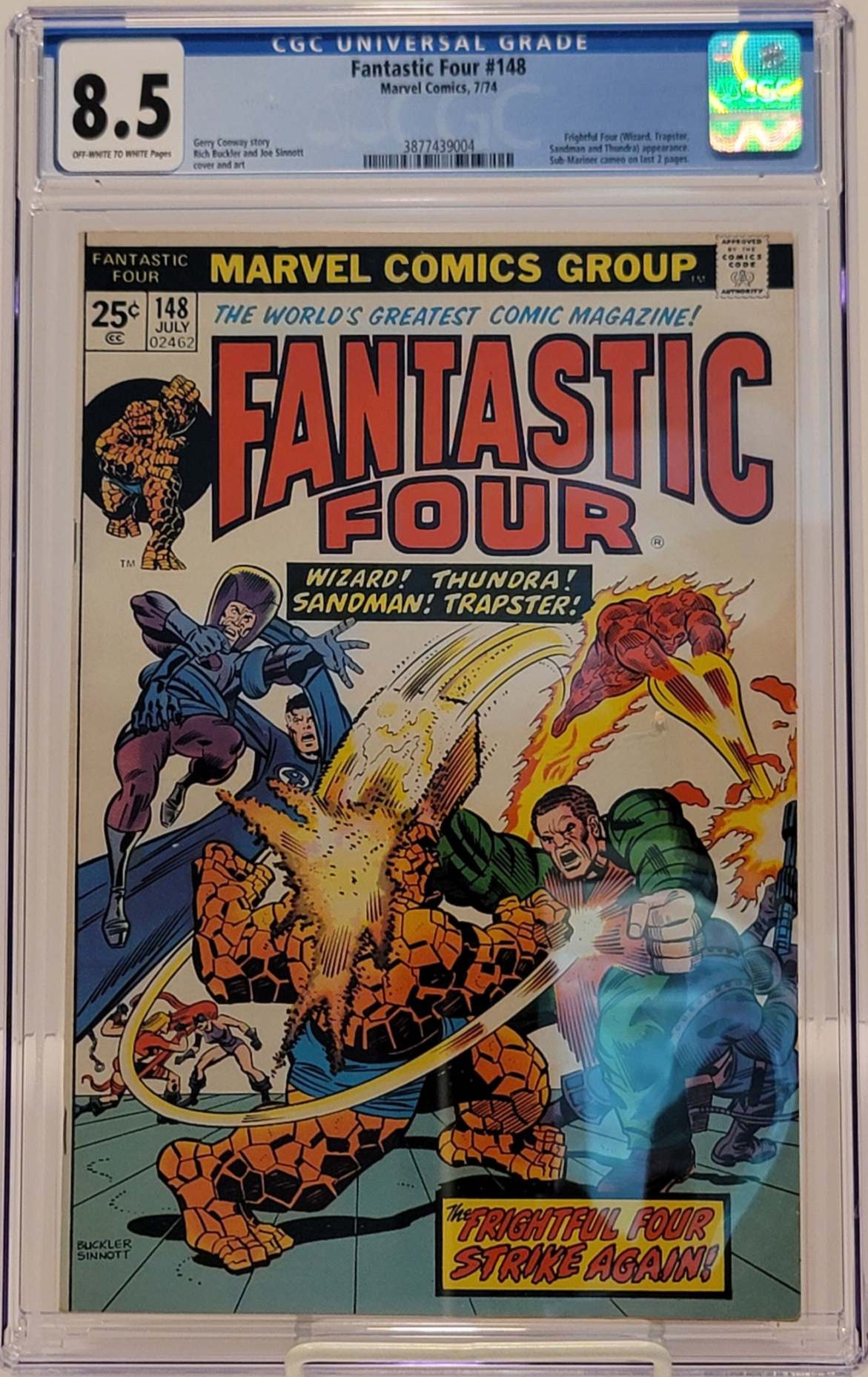 Los Cuatro Fantásticos #148 CGC 8.5