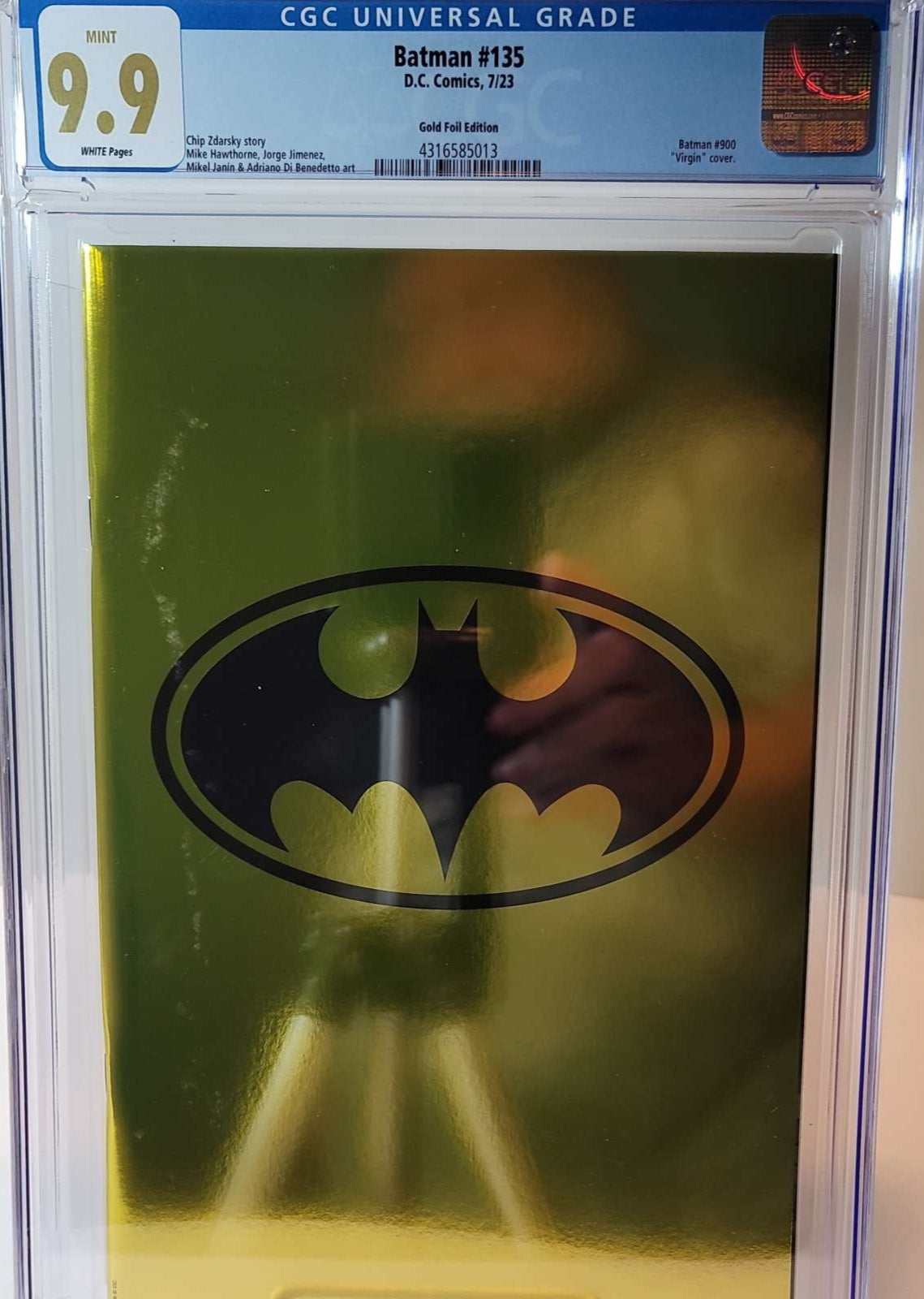 Batman Vol 3 #135 - CGC 9.9 - Gold Foil Edition