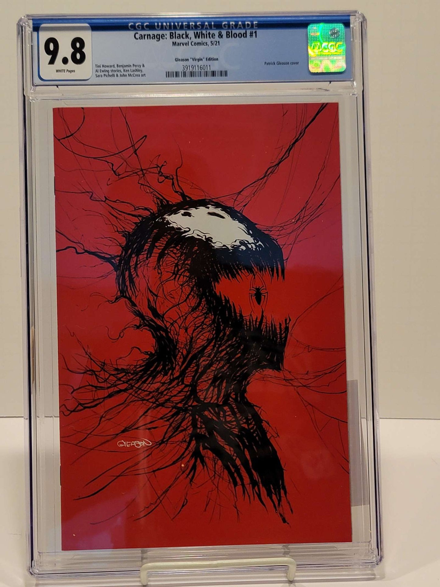 Carnage: Negro, blanco y sangre n.° 1 CGC 9.8