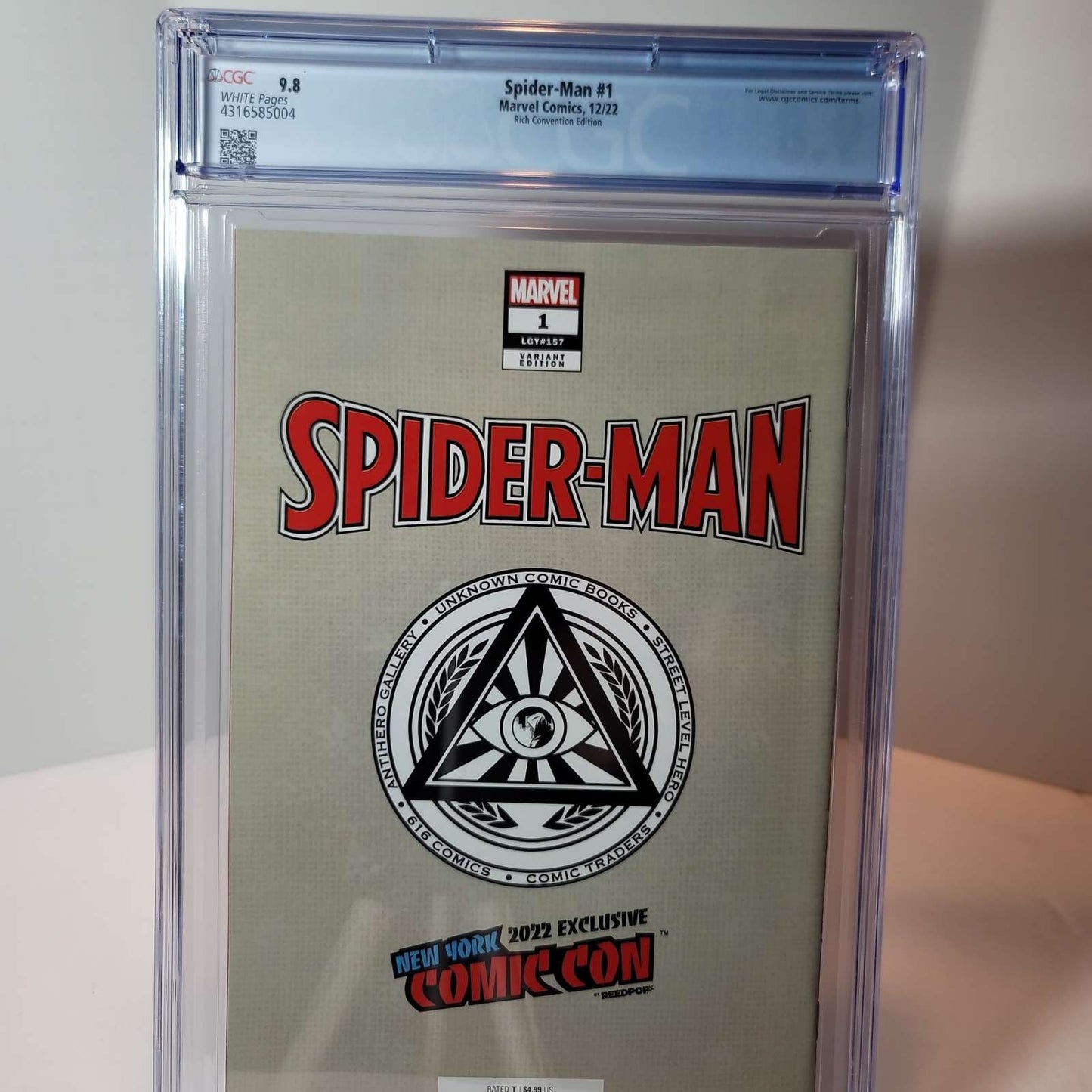 Spider-Man #1 NYCC 2022 CGC9.8 Cover by Sabine Rich