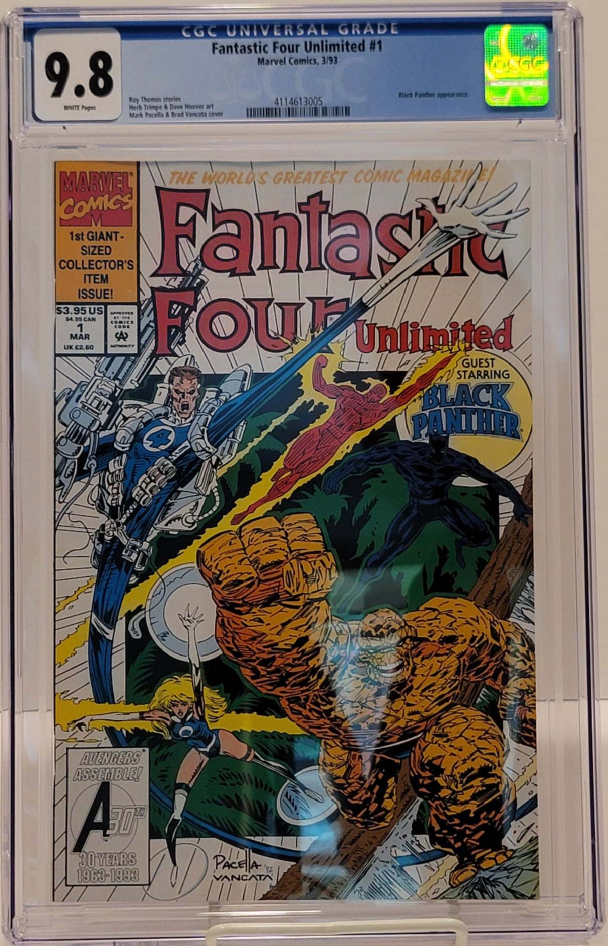 Los Cuatro Fantásticos Sin Límites #1 CGC 9.8