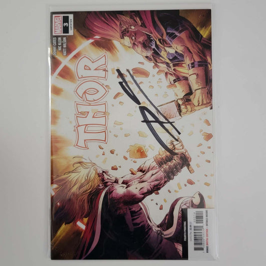 Thor #3 4th Print Signed by Donny Cates w/COA