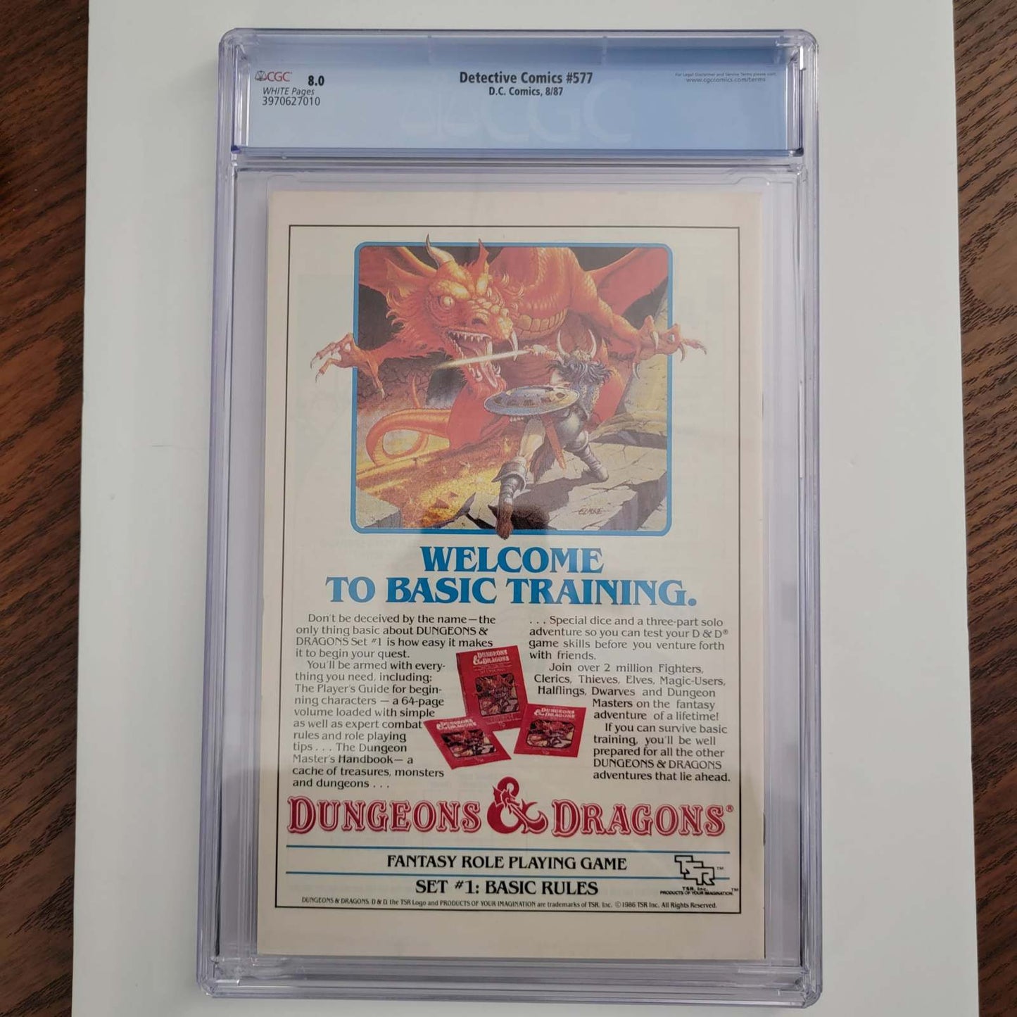 Detective Comics Vol 1 #0577 CGC 8.0