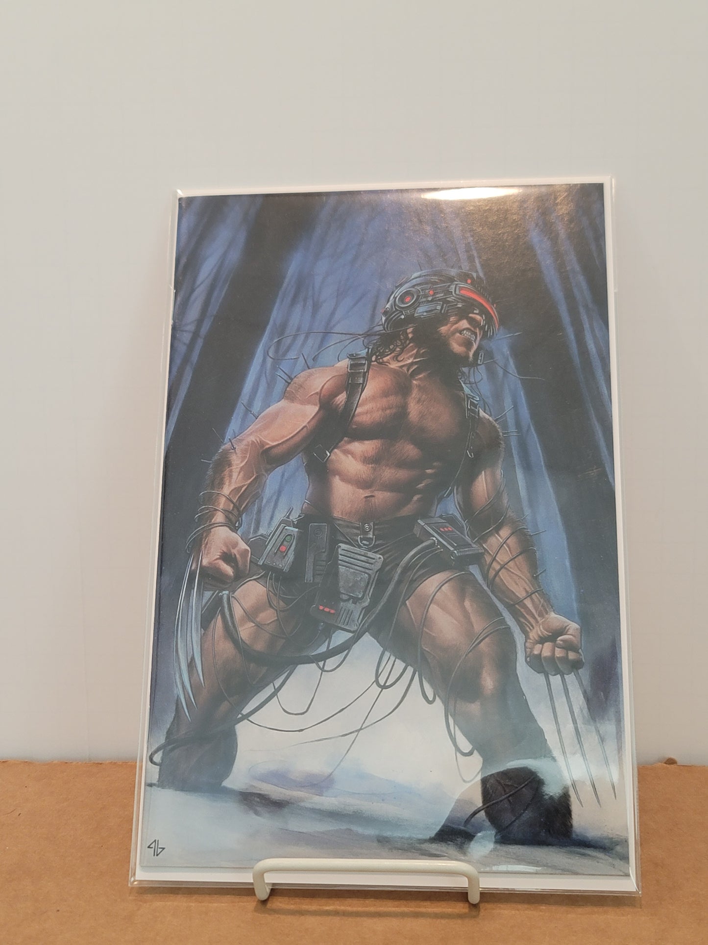 X Lives of Wolverine #4 Adi Granov Portada de Virgin