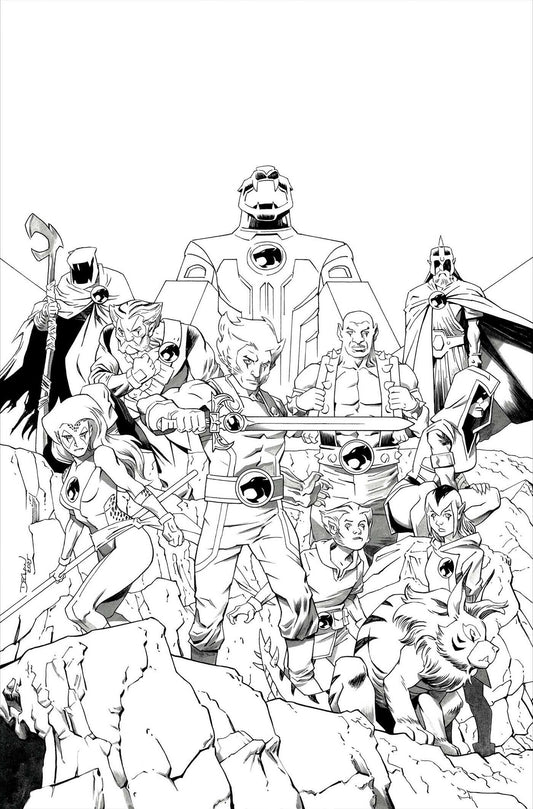 ThunderCats #25 - Incentive Cover 1:7 - Declan Shavley Line Art Virgin Cover