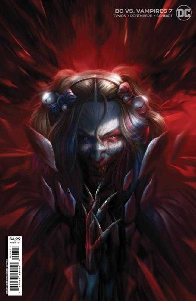 DC vs Vampires #07 (Of 12) - Cover B - Francesco Mattina Card Stock Variant
