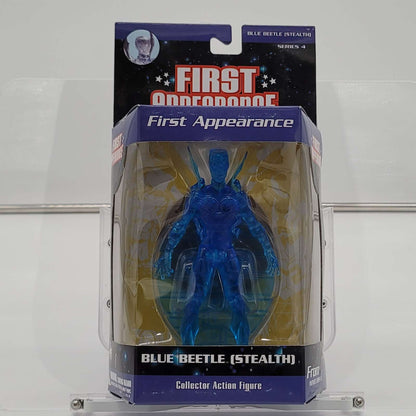 DC Direct 1st App. Series 4 BLUE BEETLE (Stealth) Action Figure NIB