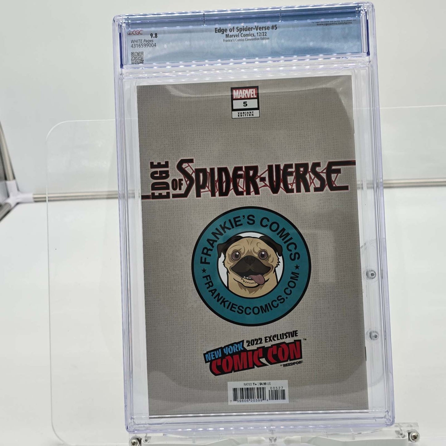 Edge of Spider-Verse #5 CGC 9.8 Virgin Cover