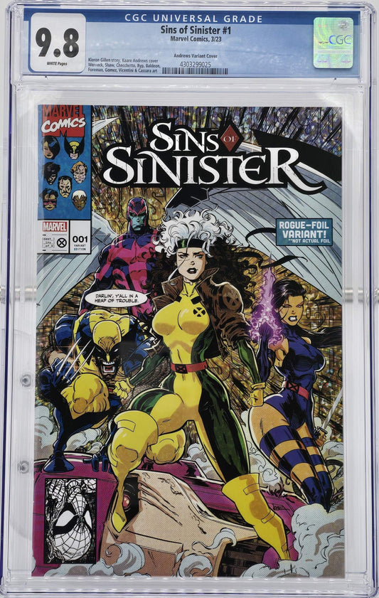 Sins of Sinister #1 CGC 9.8 - Kaare Andrews Cover