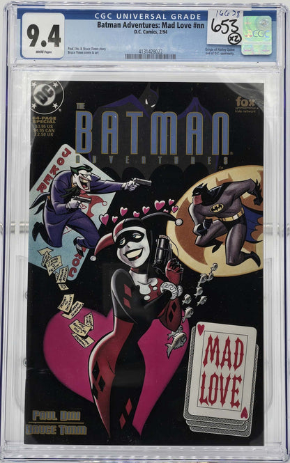 Batman Adventures Mad Love CGC 9.4